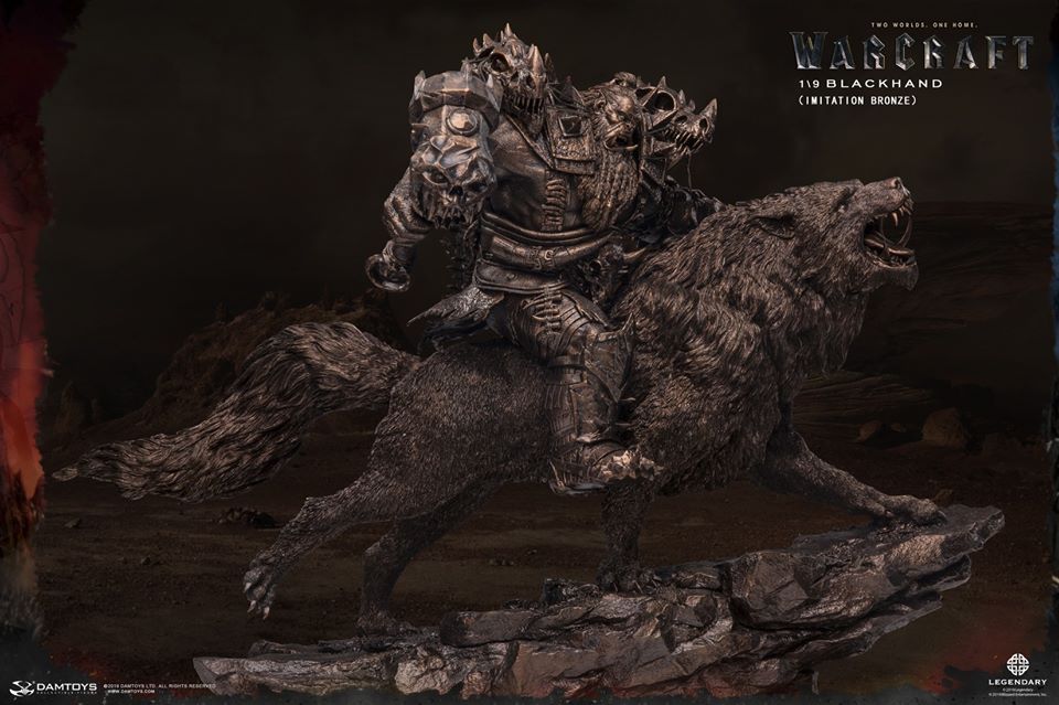 [สั่งจอง]DAMTOYS DMLW014/DMLW015 EPIC SERIES WARCRAFT - BLACKHAND RIDING WOLF STANDARD VER. /IMITATION BRONZE