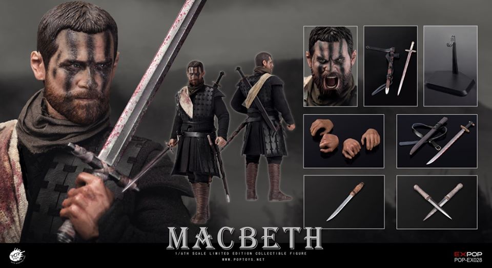 [สั่งจอง]POPTOYS EX028 1/6 Television series Macbeth with two heads action figure