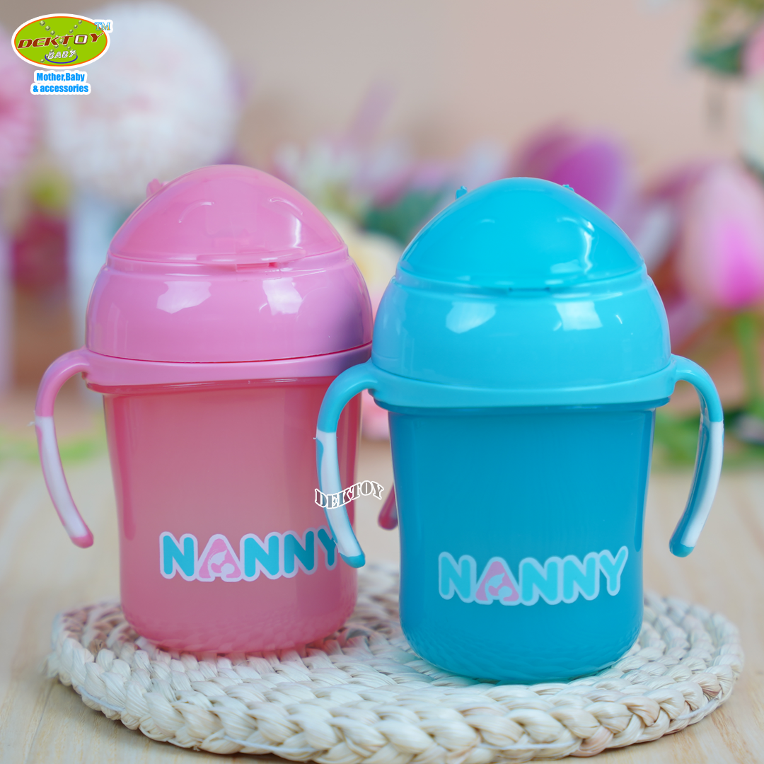 Nanny แนนนี่ ถ้วยหัดดื่มพร้อมหลอดแนนนี่ 8 ออนซ์ N104-C