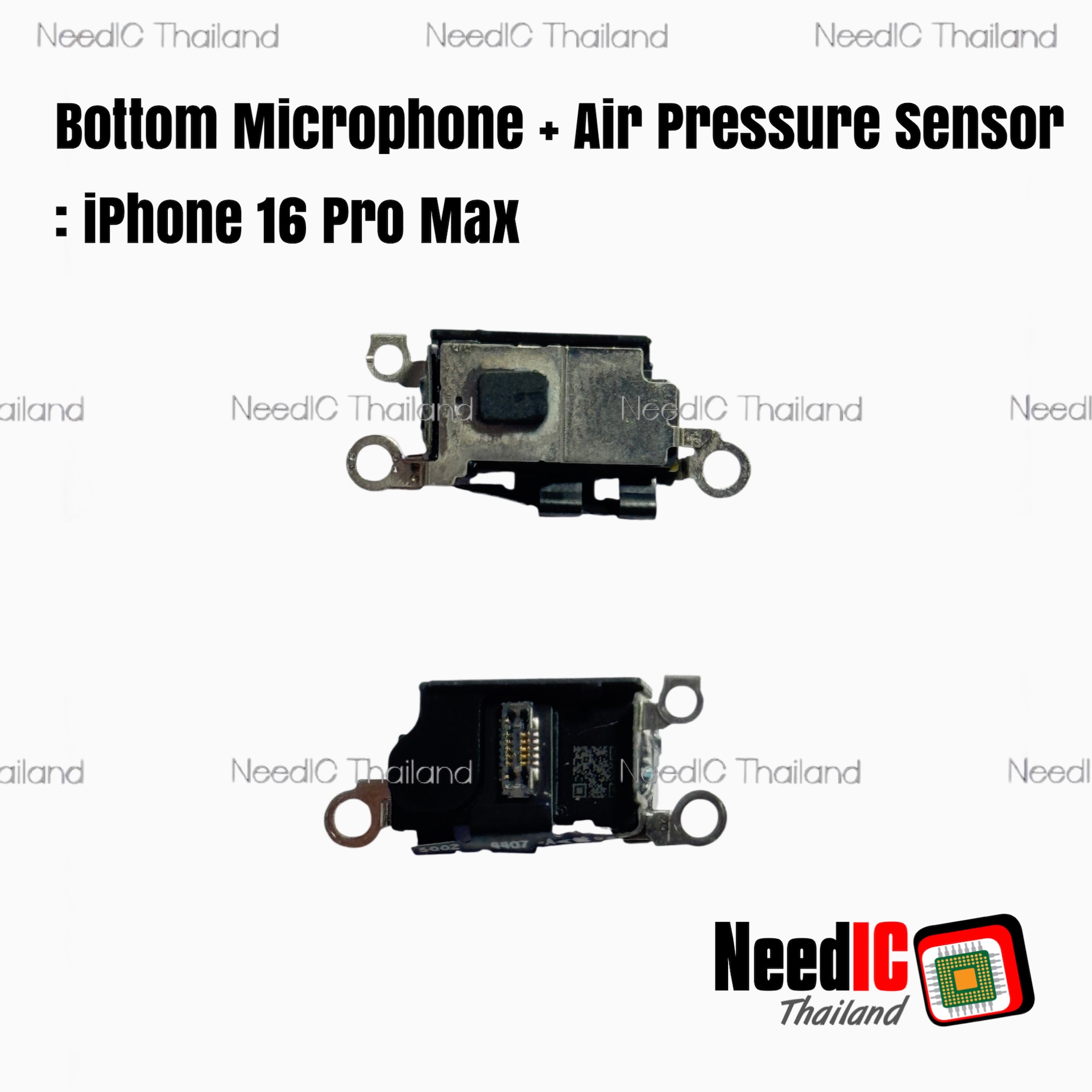 Bottom Microphone + Air Pressure Sensor : iPhone 16 Pro Max