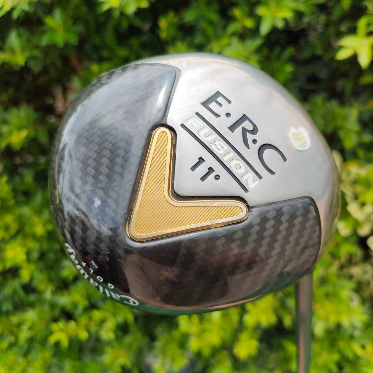 **ไม้กอล์ฟสำหรับผู้หญิง** DRIVER CALLAWAY E.R.C FUSION องศา 11 ก้าน RCH SYSTEM 50 FLEX L ใช้วัสดุเคฟล่าเป็นส่วนใหญ่ สุดยอดโครงสร้าง หน้าเด้งมากๆ ถ้าเข้าตรงกลางคือไกลมาก!!! ไม้กอล์ฟมือสอง ของแท้ BY NakaraLuxurious