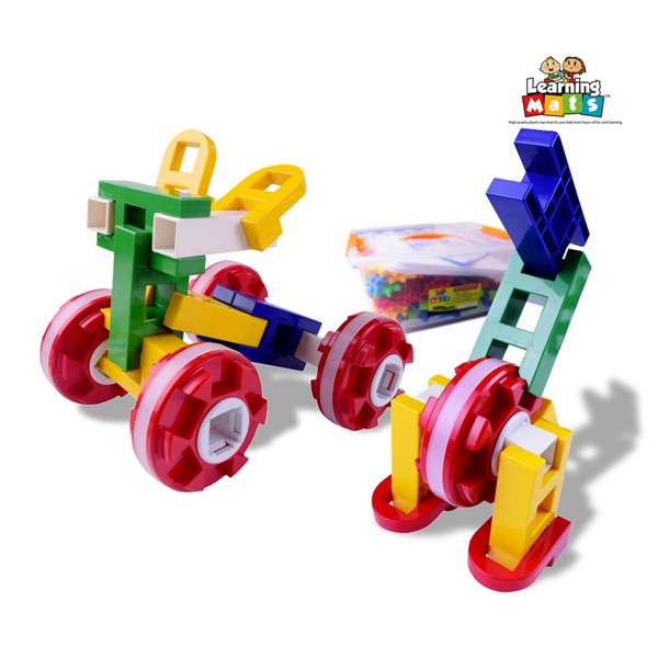 ชุดตัวต่อวงล้อพาเพลิน 56 ชิ้นคละสี ,ของเล่น, ของเล่นเสริมพัฒนาการ, ของเล่นเด็ก, สื่อการสอน พร้อมส่ง