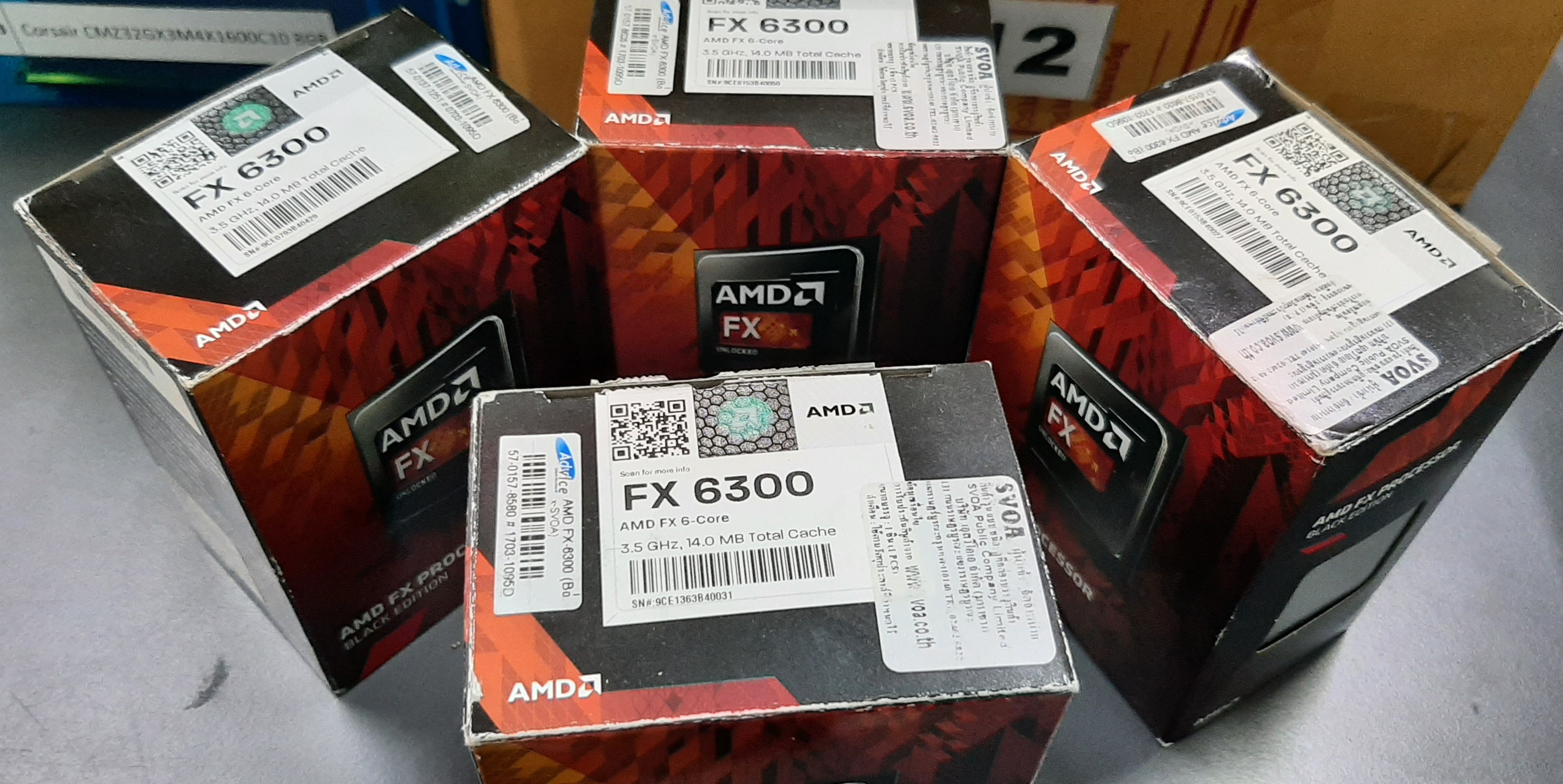 ซีพียู มือสอง AMD FX-6300 (แคช 8MB, 3.50GHz, 6C6T) ประกันร้าน 1 เดือน