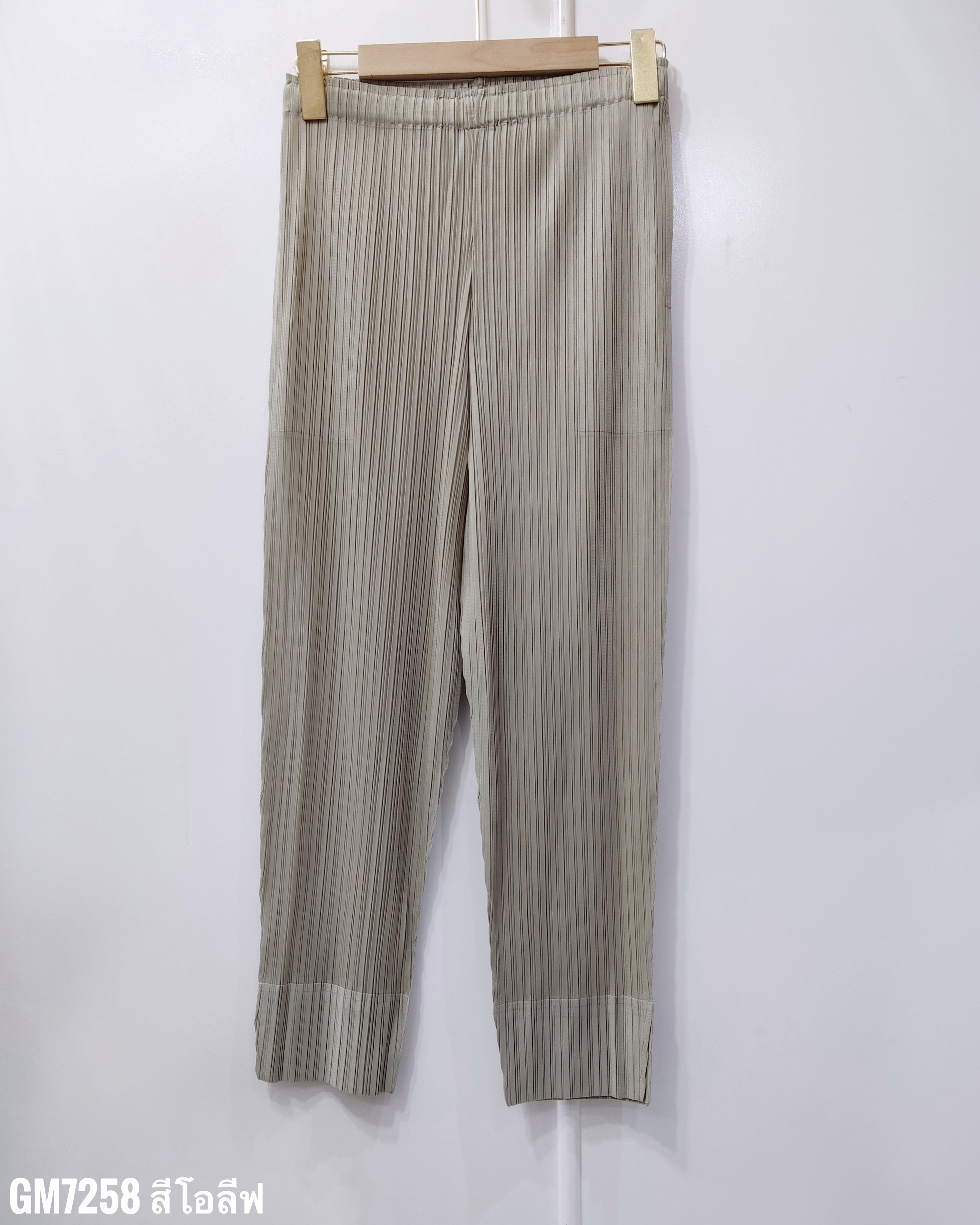 ยาว 34 นิ้ว 2MUAY รุ่น GM7258 กางเกงอัดพลีท SLIM FIT PLEATED PANTS 55 สี FREE SIZE