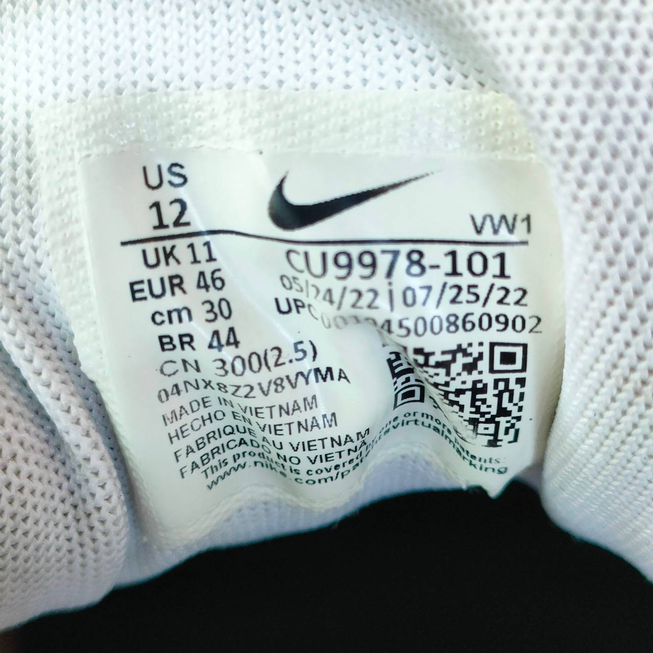 รองเท้ากอล์ฟ NIKE AIR MAX ไชส์ US12 UK11 EUR 46 CM30 มือสอง สภาพดี ที่สุดแห่งความนุ่ม ไม้กอล์ฟพรีเมี่ยมมือสอง By NakaraLuxurious