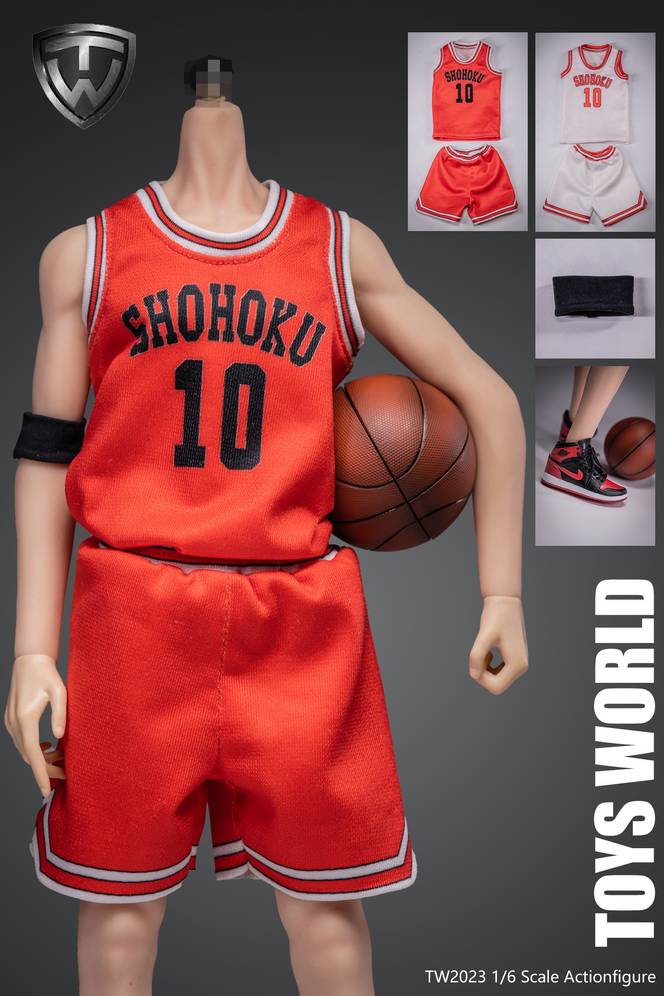 [สั่งจอง]TOYS WORLD TW2023 1/6 : Slam Dunk Jersey set