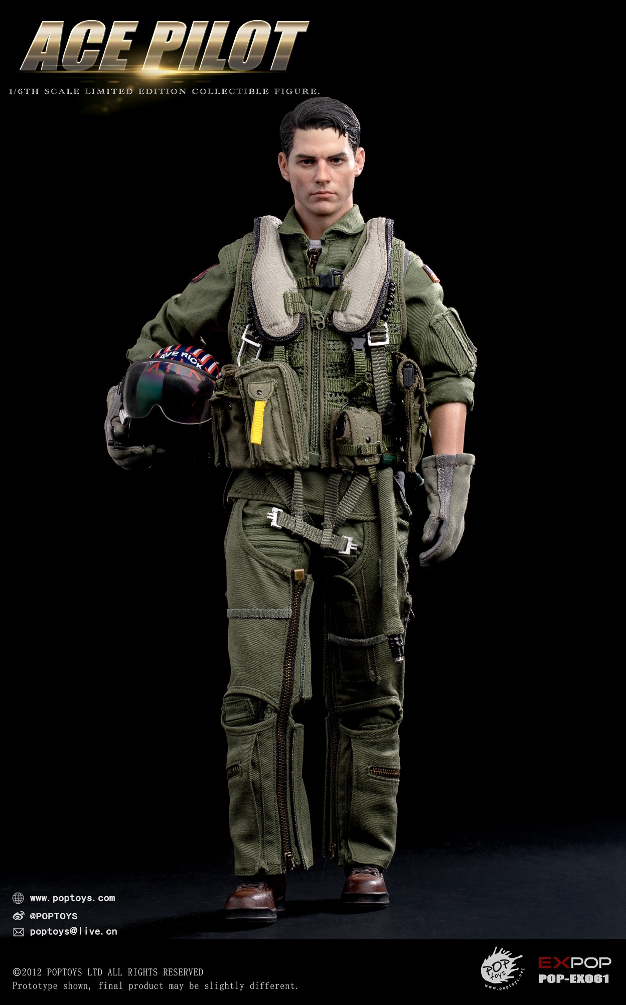 [สั่งจอง]POPTOYS 1/6 : ACE Pilot