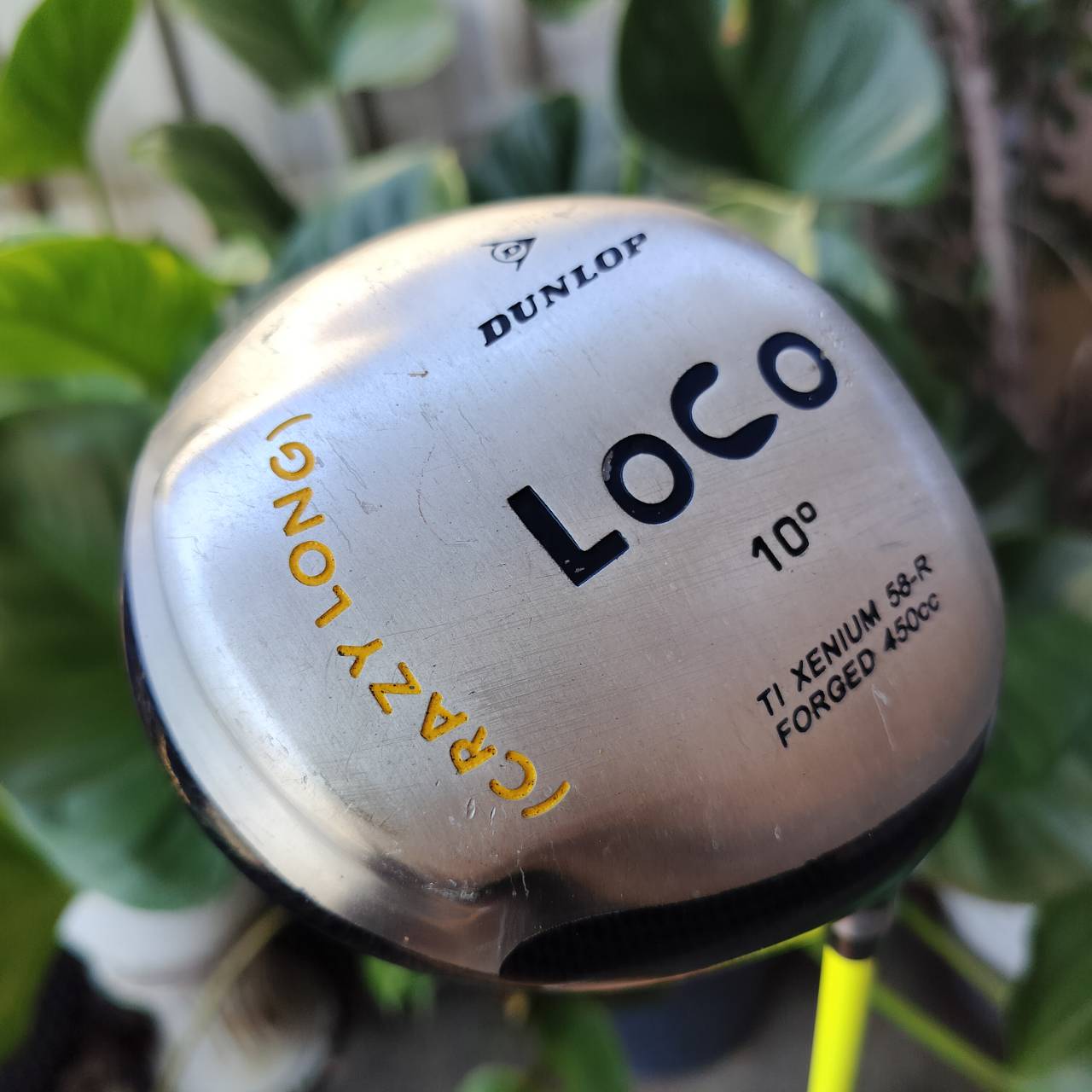 ** ก้านดีมาก ** Driver DUNLOP LOCO องศา 10 เป็นรุ่น "CRAZY LONG" ตีไกลมาก ไม้กอล์ฟพรีเมี่ยมมือสอง ของแท้ By NakaraLuxurious