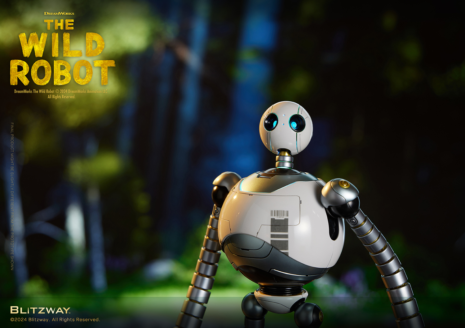 [สั่งจอง] Blitzway BW-CA-11601 : Carbotix Series - The Wild Robot (30Cm)