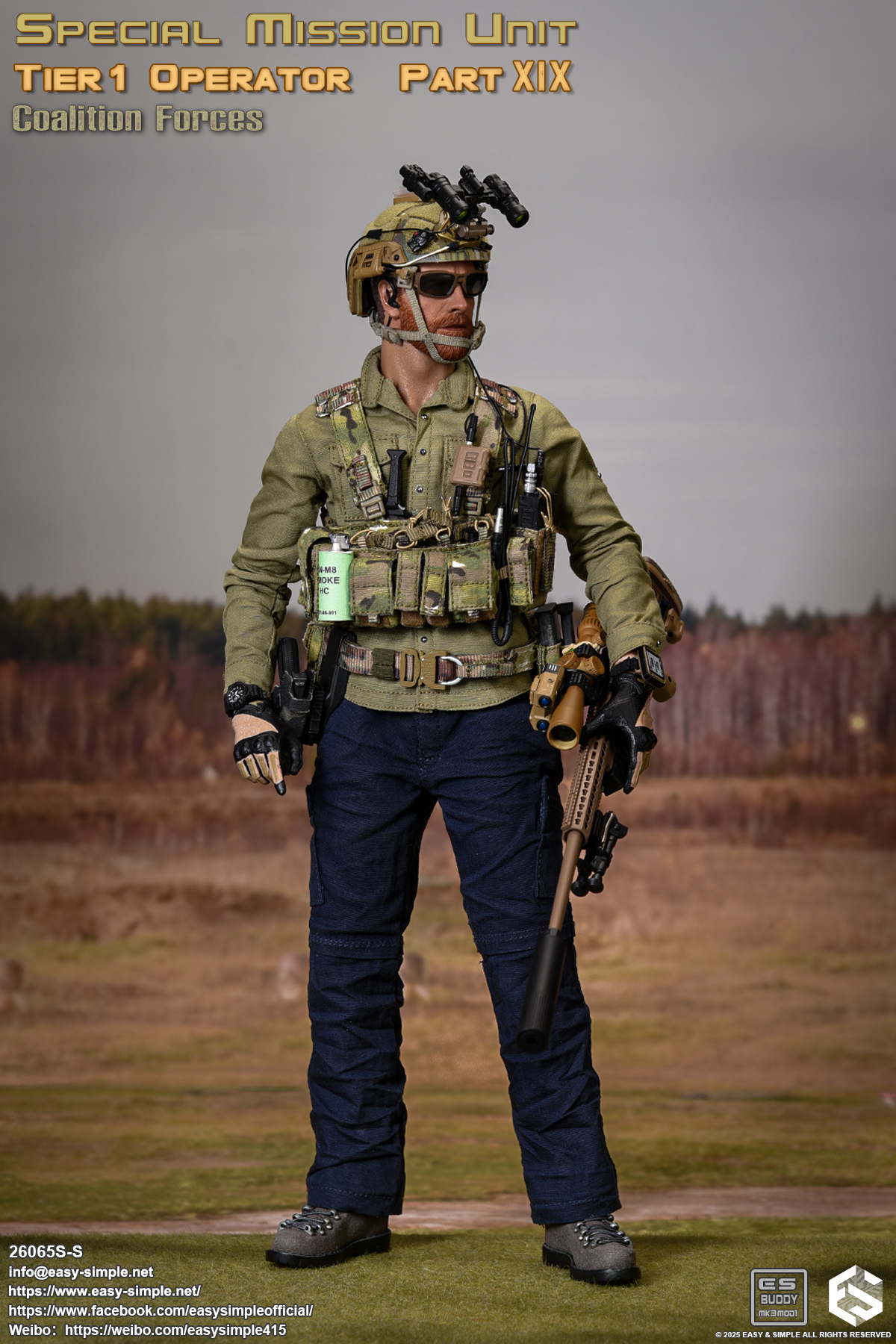 [สั่งจอง]Easy&Simple 1/6 : SMU Tier1 Operator Part XIX Coalition Forces