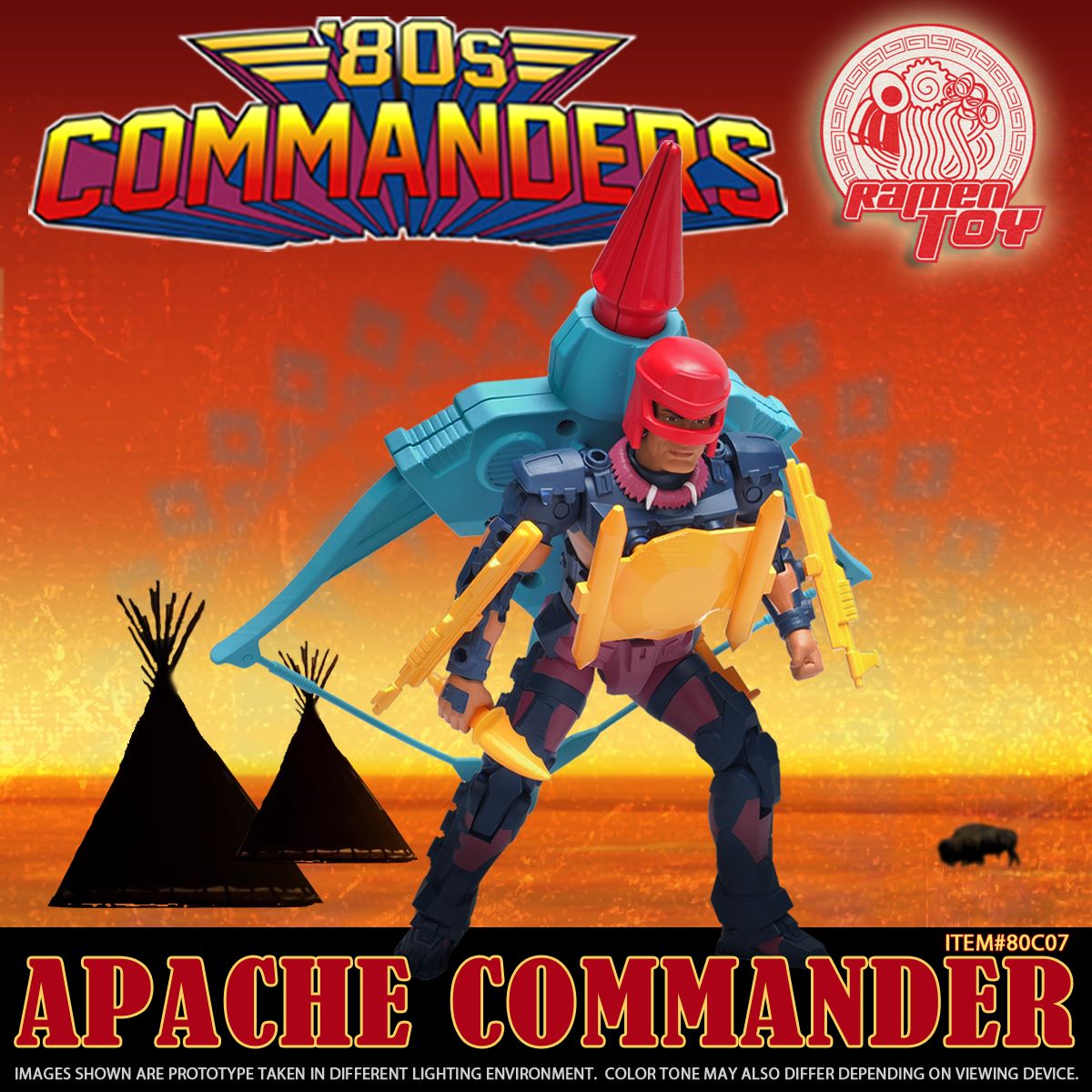 [สั่งจอง]Ramen Toy 80s Commander 1/12 : Apache Commander