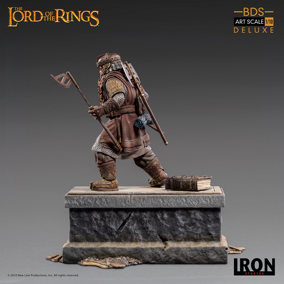 [สั่งจอง]Iron Studios Deluxe BDS Art Scale 1/10 - Lord of the Rings : Gimli