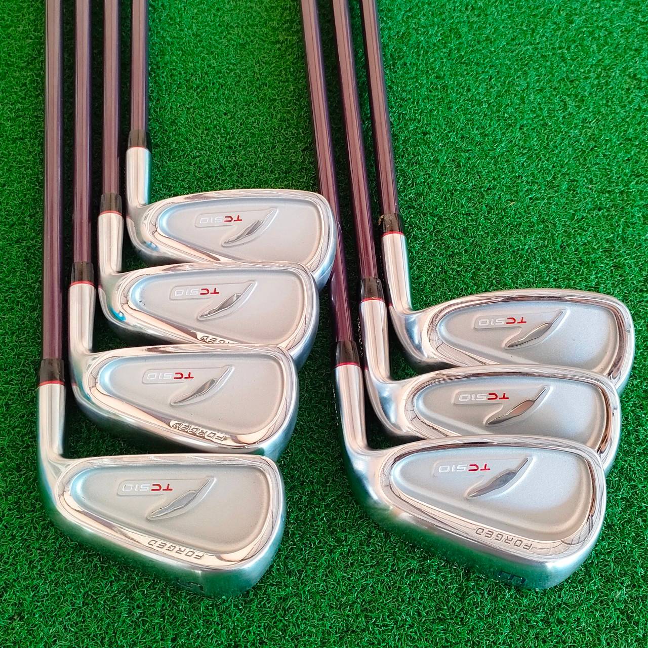 ชุดเหล็ก FOURTEEN TC510 FORGED มีเหล็ก 5-9 เเละ PW P/A ก้าน MD-370 GI FLEX R ตีง่ายมาก และมันส์ ตีได้ทุกฝีมือ