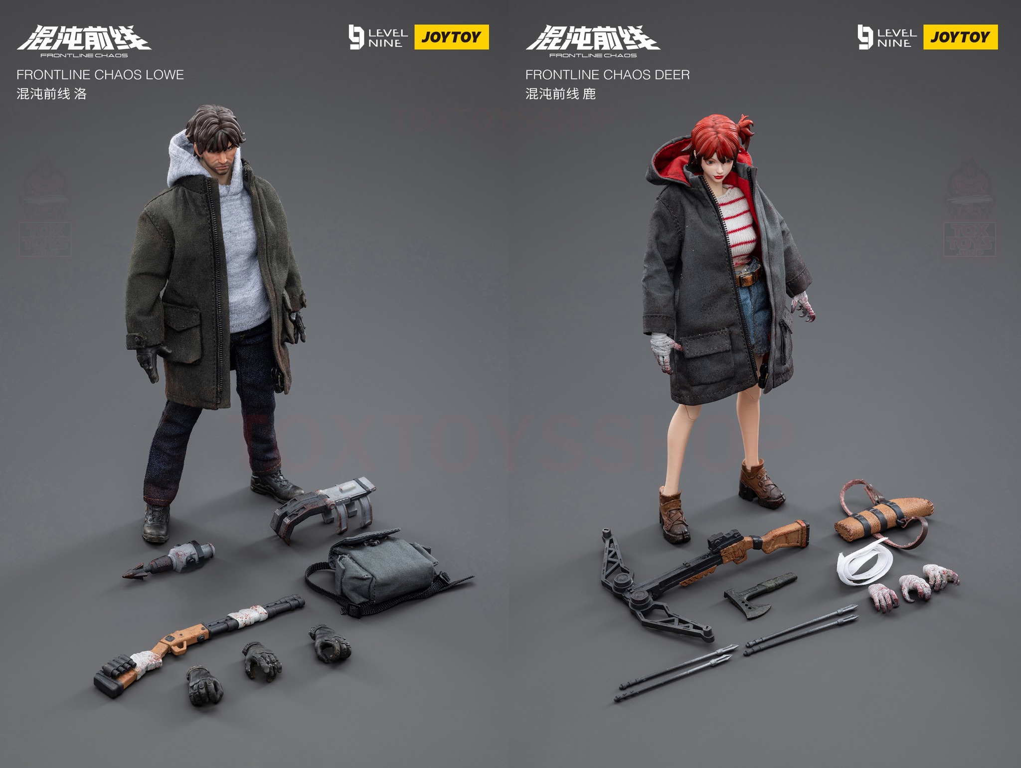 [พร้อมส่ง] FRONTLINE CHAOS 1/12 JT3983 - LOWE (ชาย) / JT3990 - DEER (หญิง)