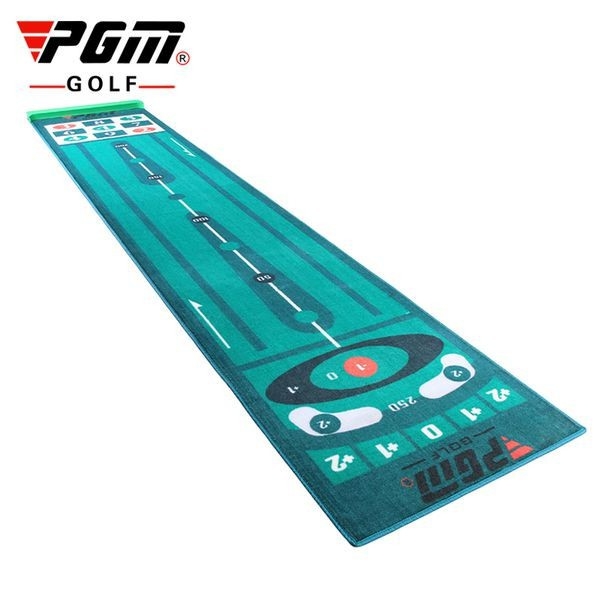 Velvet Golf Putting Mat พรมซ้อมพัต PGM TL016 ขนาด 0.6X3 เมตร มีลูกเล่นสามารถเล่นเกมส์แข่งพัตต์กับเพื่อนได้!!!