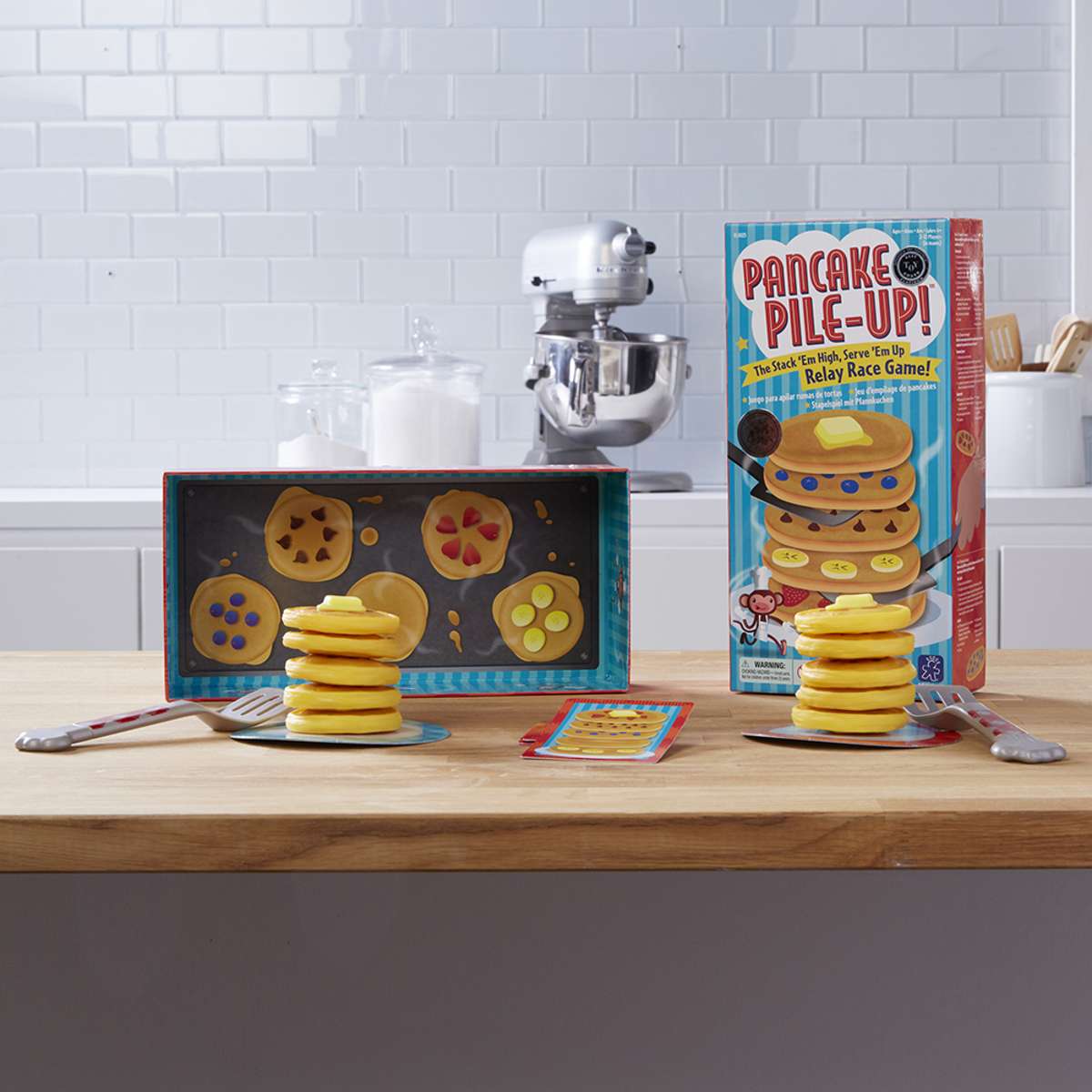 เกมวิ่งผลัด-เสิร์ฟแพนเค้กร้อนๆ,ของเล่นเสริมพัฒนาการ ,ของเล่นเสริมทักษะ,ของเล่นเด็ก, สื่อการสอนอนุบาล