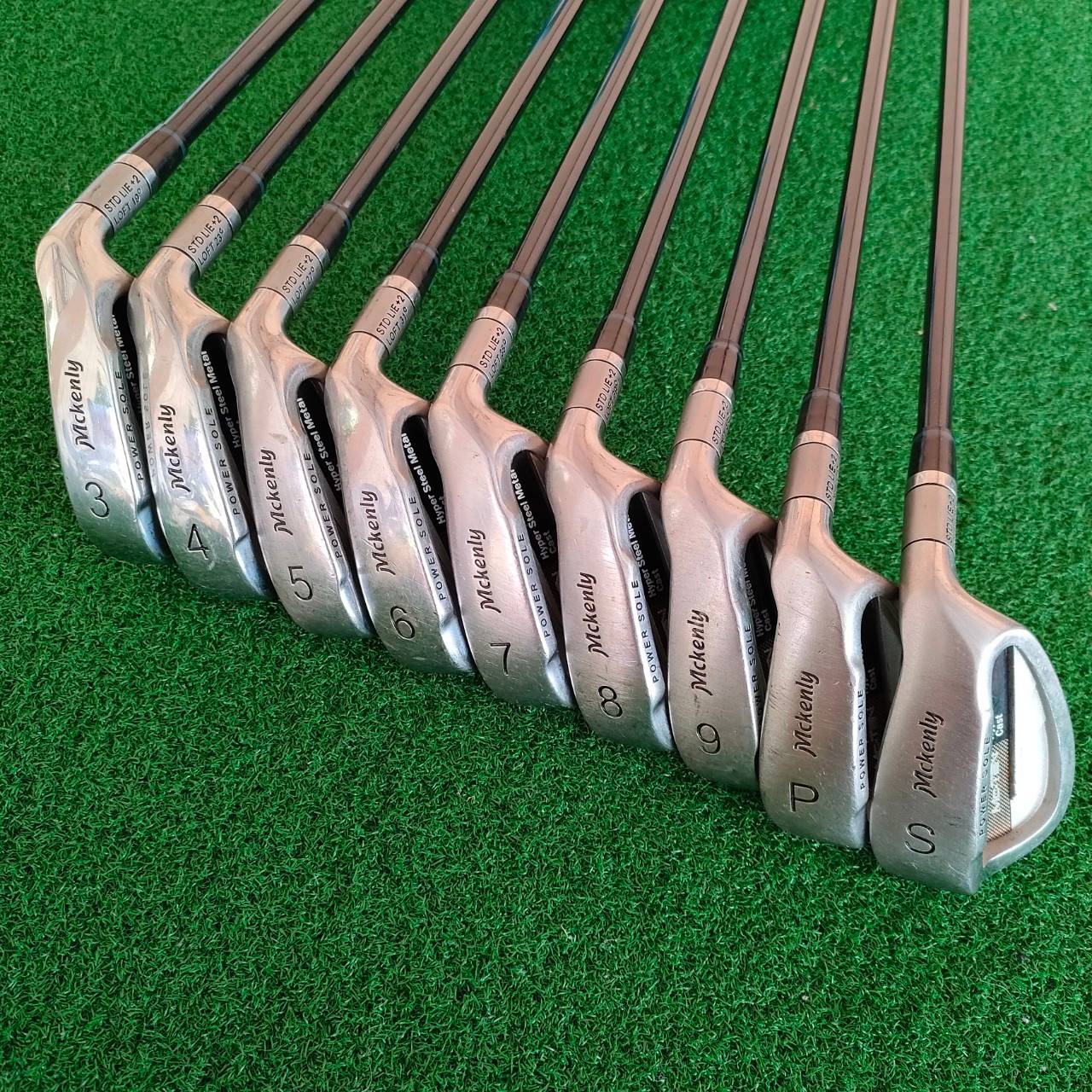 ชุดเหล็ก MCKENLT MC-TEN POWER SOLE มีเหล็ก 3-9 PW SW ก้าน MC-TEN FLEX R เหล็กใบใหญ่ตีง่ายน้ำหนักเบาครับ