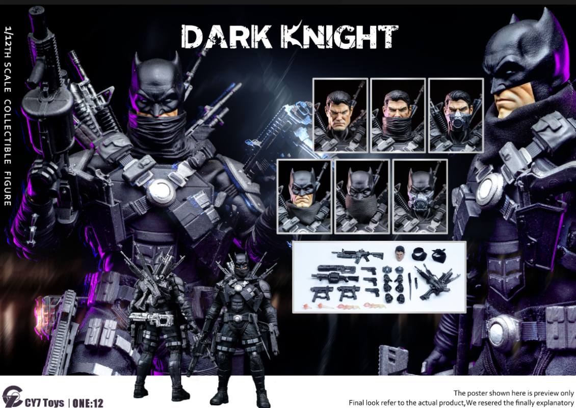 [พร้อมส่ง]CY7TOYS 1/12 Night Knight 6-inch