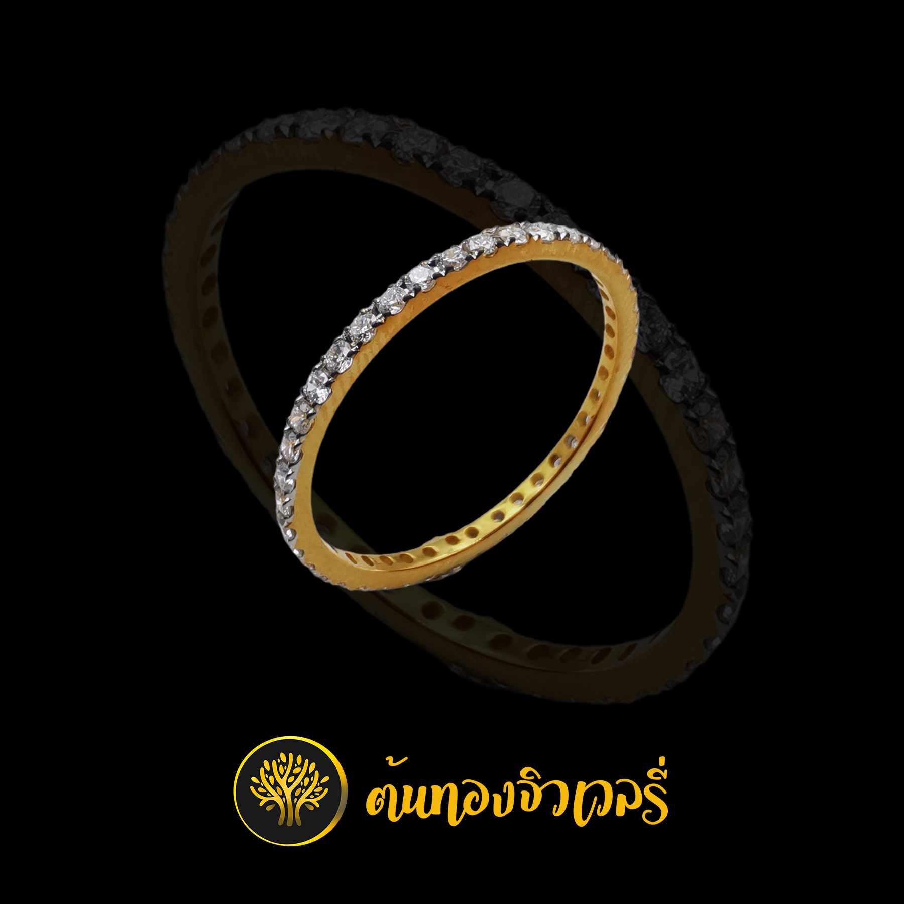 แหวนทองเพชร ล้อมรอบแหวน สวยๆครับงานนี้