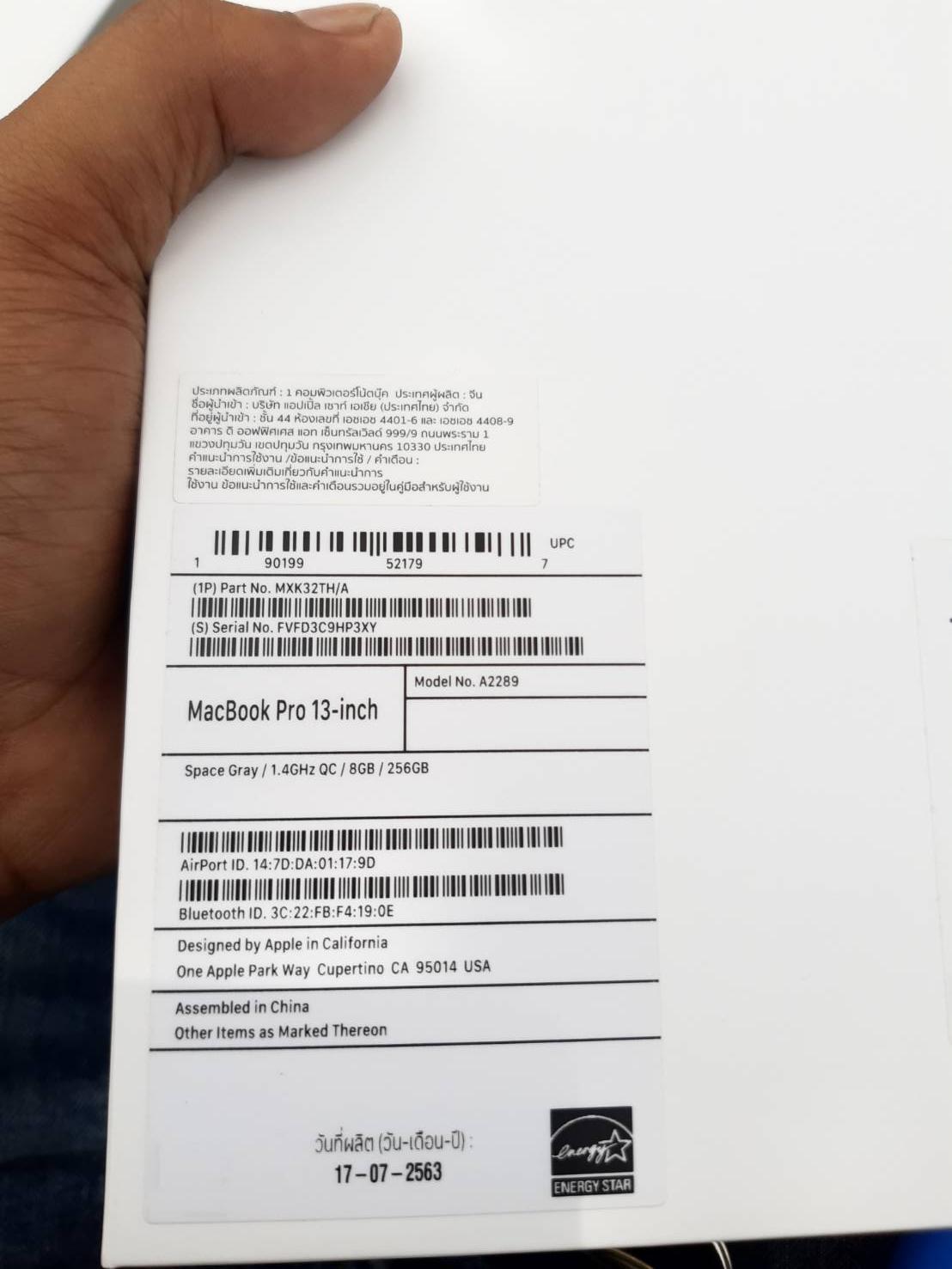 Apple MacBook Pro 13.3-inch 2020