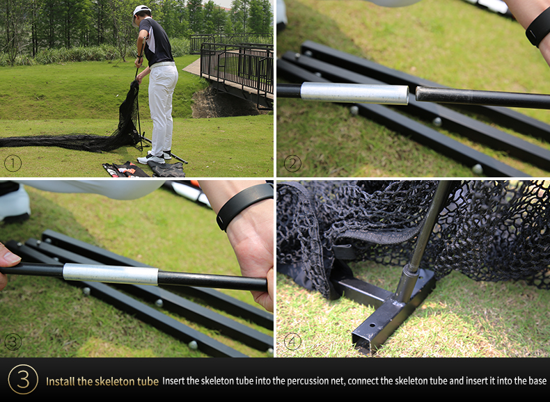 Golf Practice Net ตาข่ายฝึกซ้อมกอล์ฟ PGM LXW015 Size 2.5 x2.5 x1.26 M. มีเป้าให้ 2 แบบ ซ้อมไดร์ฟ ซ้อมชิพ ( ไม่รวมพรม Not including the mat )