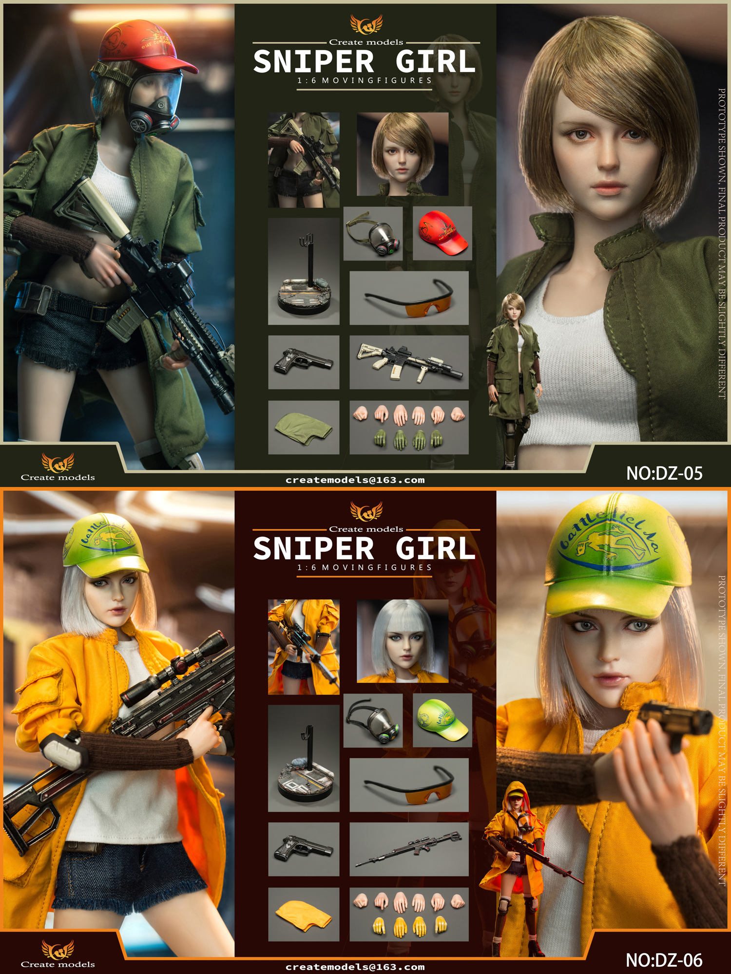 [สั่งจอง] Createmodels 1/6 Sniper Girl