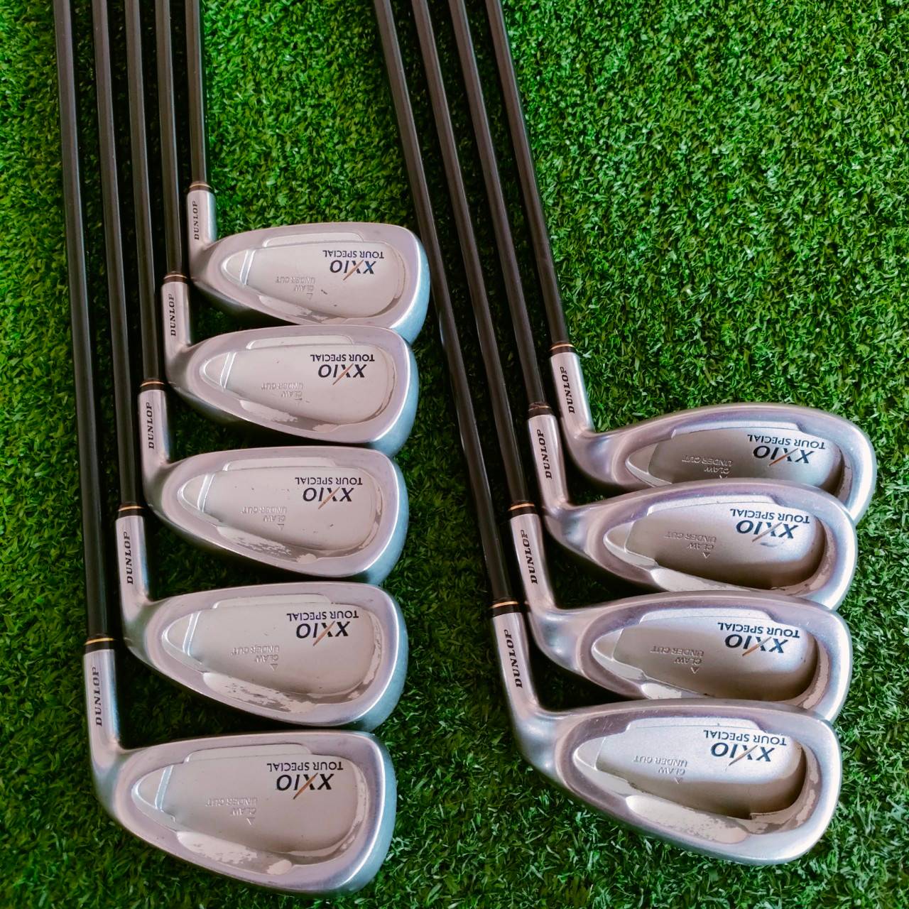 ชุดเหล็ก XXIO TOUR SPECLAL CLAW UNDER CUT มีเหล็ก 4-9 เเละ PW AW SW ก้าน XXIO MP100 FLEX R ไม้กอล์ฟมือสอง ของแท้ BY NakaraLuxurious