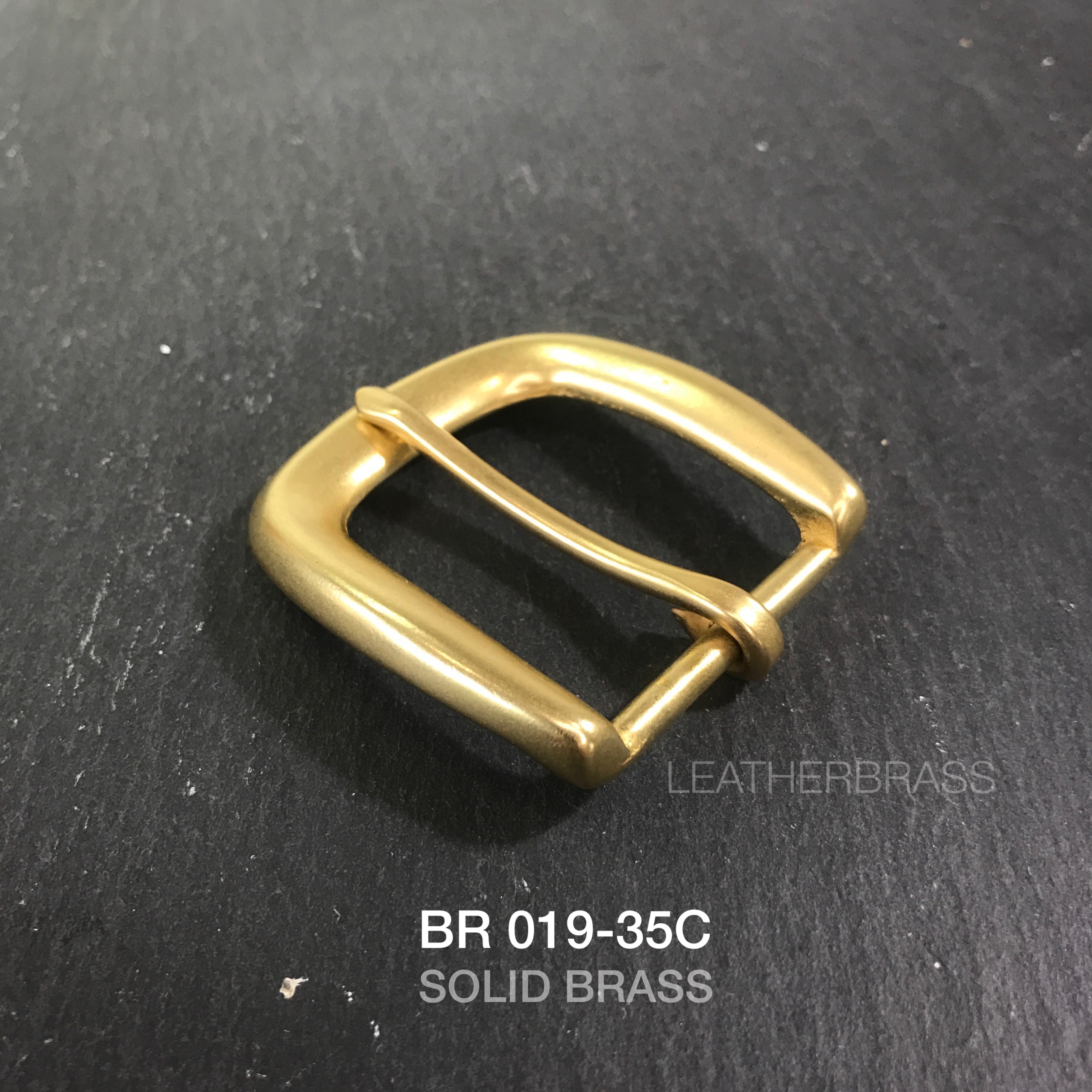 BR019-35C หัวเข็มขัดทองเหลือง ขนาด 35 มิล ** ราคาต่อชิิ้น** leatherbrass