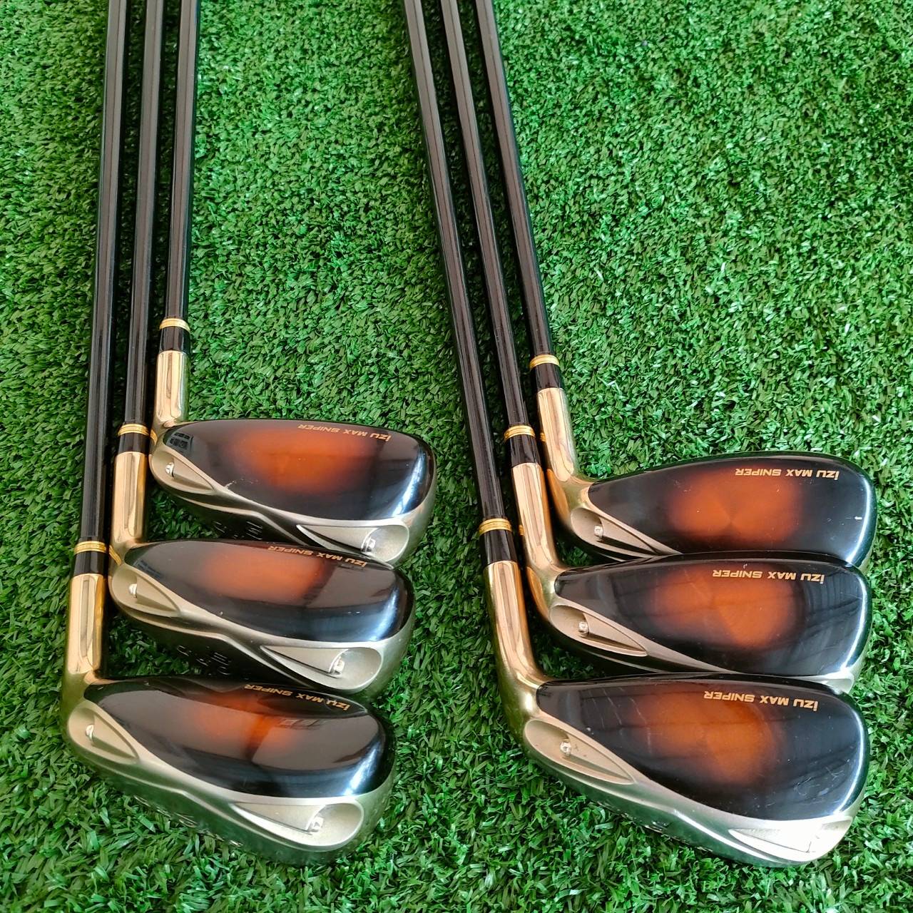 ชุดเหล็ก SWORD iZU MAX SNIPER มีเหล็ก 7-9 เเละ PW AW AS ก้าน SWORD SNIPER FLEX R เหล็ก HYBRID ทั้งชุดครับ