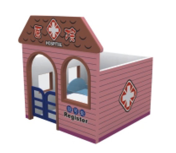 มุมคลินิก หมอสมมติ ,บ้านของเล่น, บ้านเด็ก ,ของเล่นเด็ก,มุมเด็ก ,kid zone มุมเด็กจำลอง Kids Zone