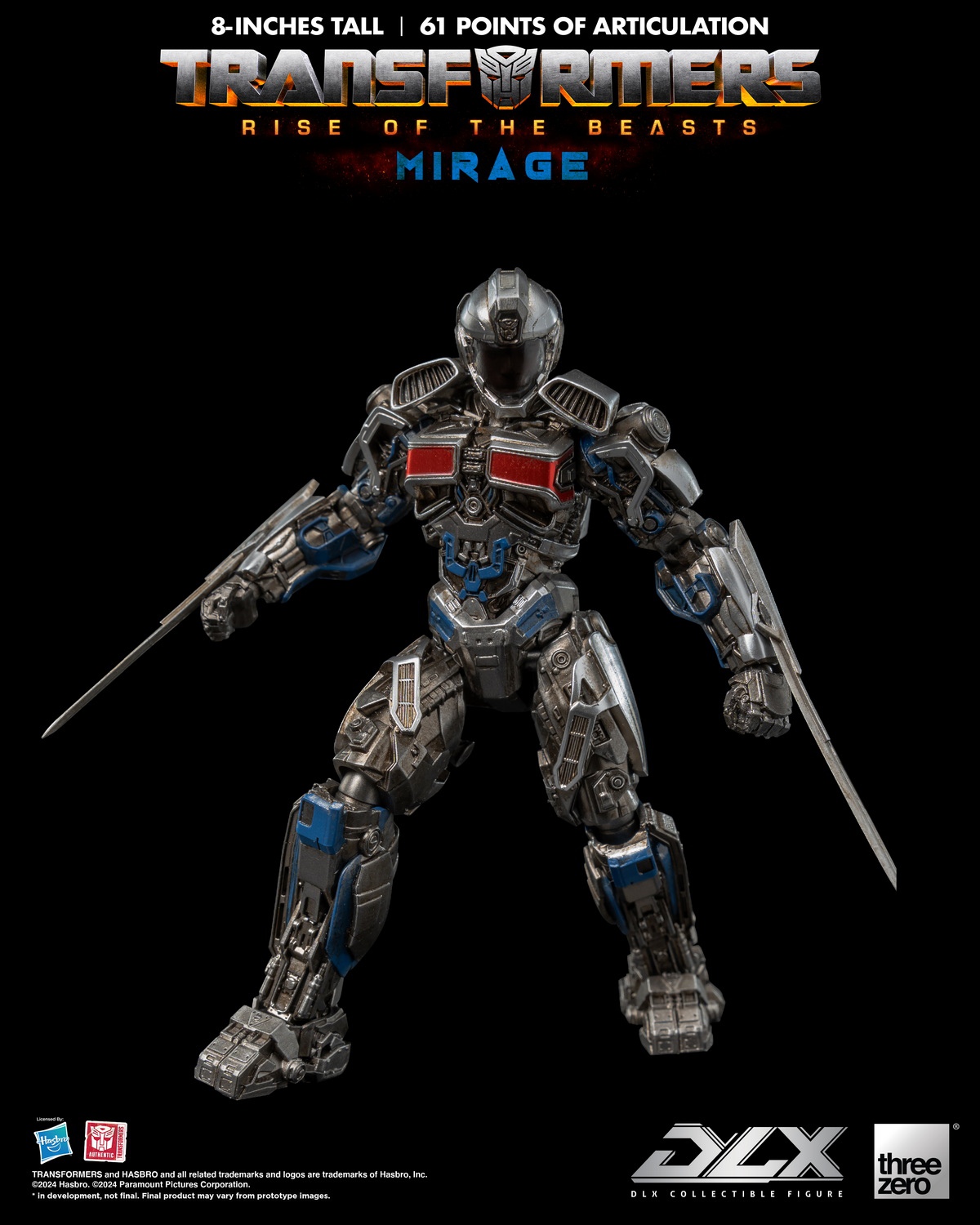 [สั่งจอง]Threezero 3Z05640W0 8" : Transformers Rise of the Beasts DLX - Mirage