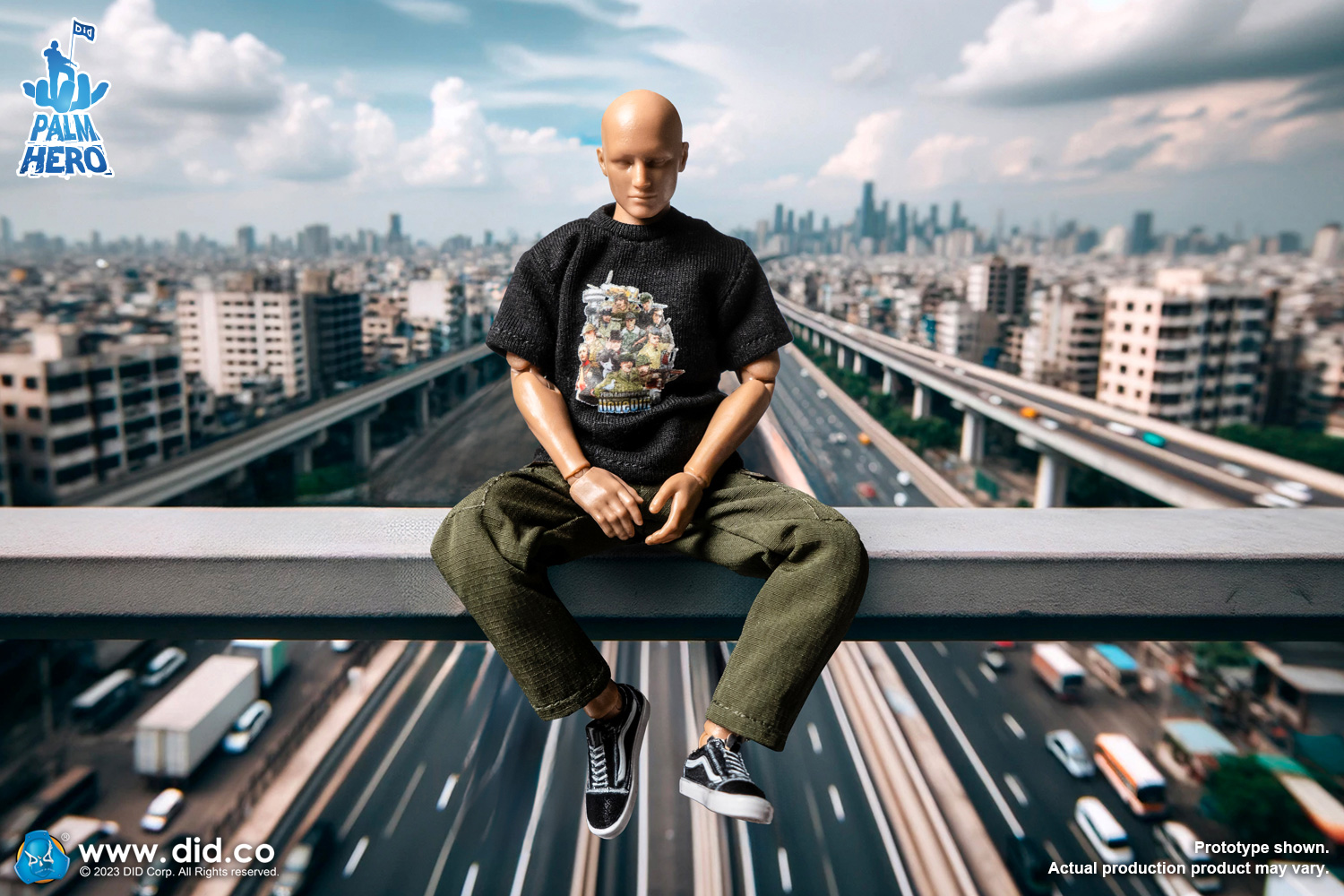 [สั่งจอง] DID SF80004 - 1/12 Palm Hero Simply Fun Series - The Skateboarder