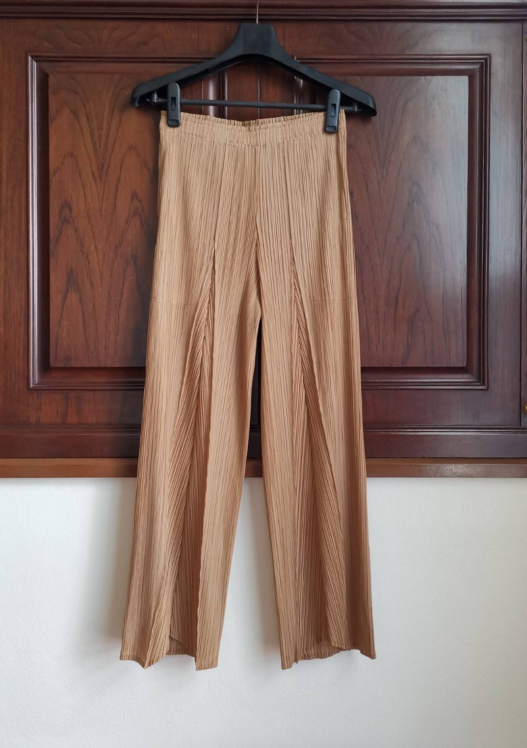 ยาว 36นิ้ว!! 2MUAY รุ่น GJO2088-1 กางเกงอัดพลีทงานคุณภาพ CROPPED WIDE LEG PLEATED PANTS 13สี FREE SIZE