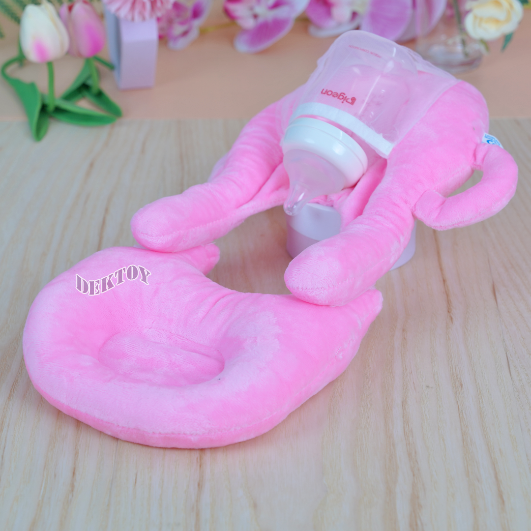 หมอนสำหรับจับขวดนม ใช้ได้แบบ 2 in 1 ใช้ถือขวดนม แยกเป็นหมอนหนุนได้