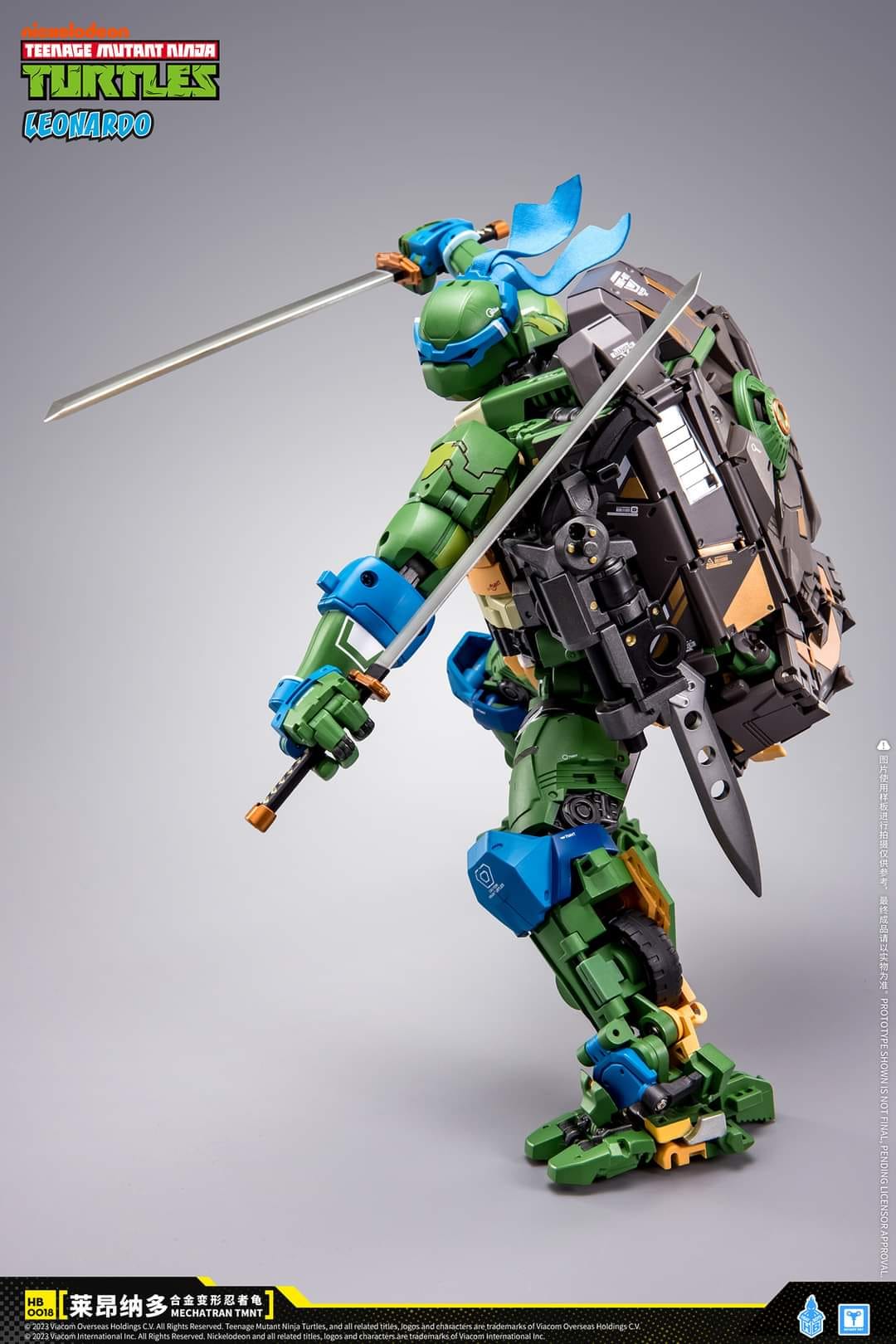 [สั่งจอง]HeatBoys HB0018 (25Cm) : Transformation TMNT Leonardo
