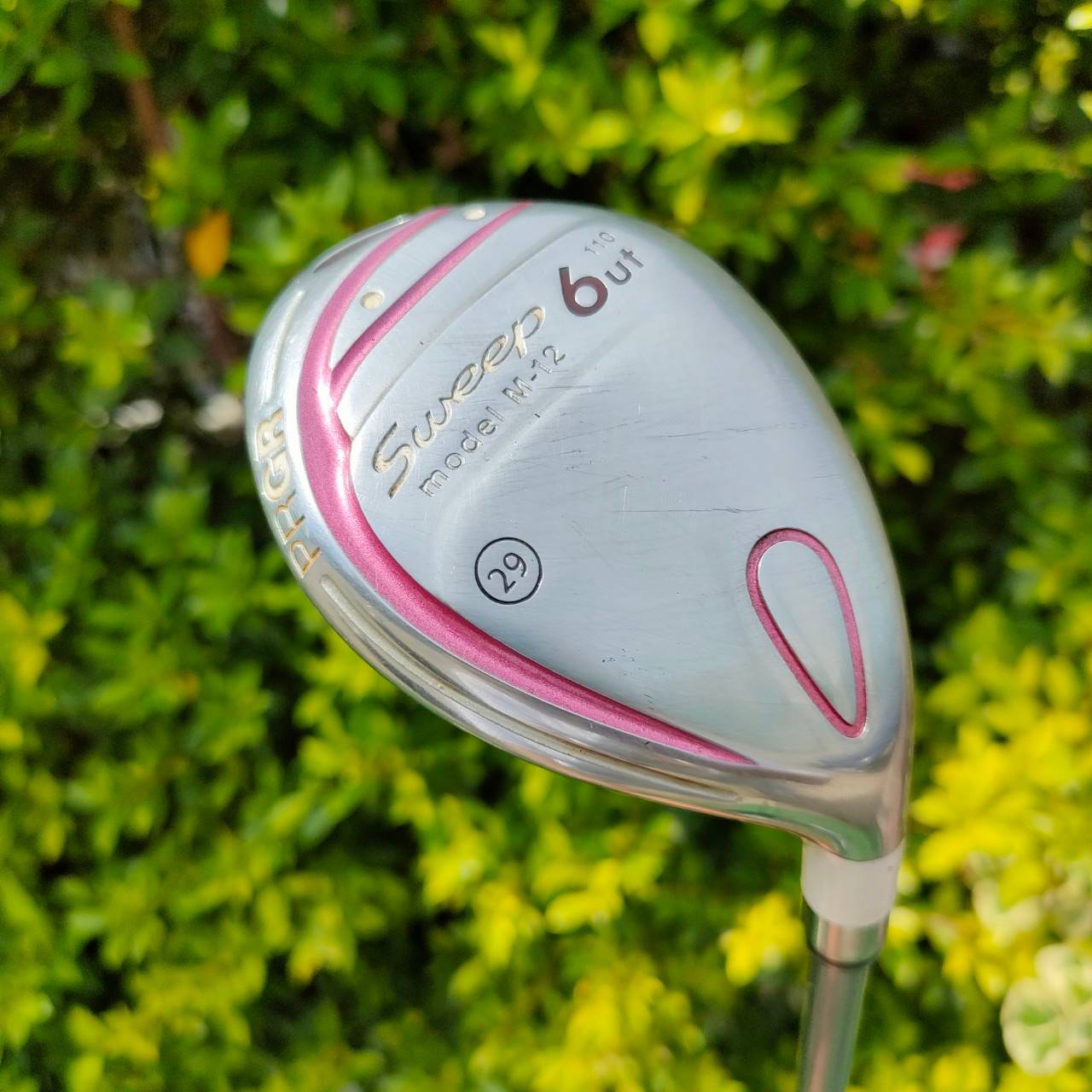 ** ไม้กอล์ฟสำหรับผู้หญิง ** HYBRID 6 PRGR SWEEP MODEL M-12 องศา 29 ก้าน PRGR M-30 ไม้พรีเมี่ยมสุดๆ ญี่ปุ่นแท้ๆ ไม้กอล์ฟมือสอง ของแท้ BY NakaraLuxurious