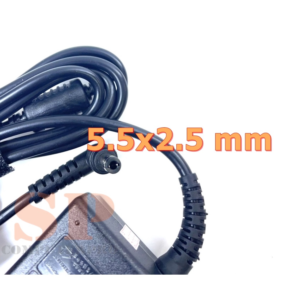 TOSHIBA ADAPTER อแดปเตอร์โน๊ตบุ๊คแท้ TOSHIBA L630 L740 C640 C640D R700 R830 R840 19V 3.42A หัวขนาด 5.5x2.5mm 65W