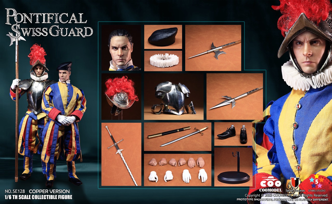 [สั่งจอง] COOMODEL 1/6 SERIES OF EMPIRES : PONTIFICAL SWISS