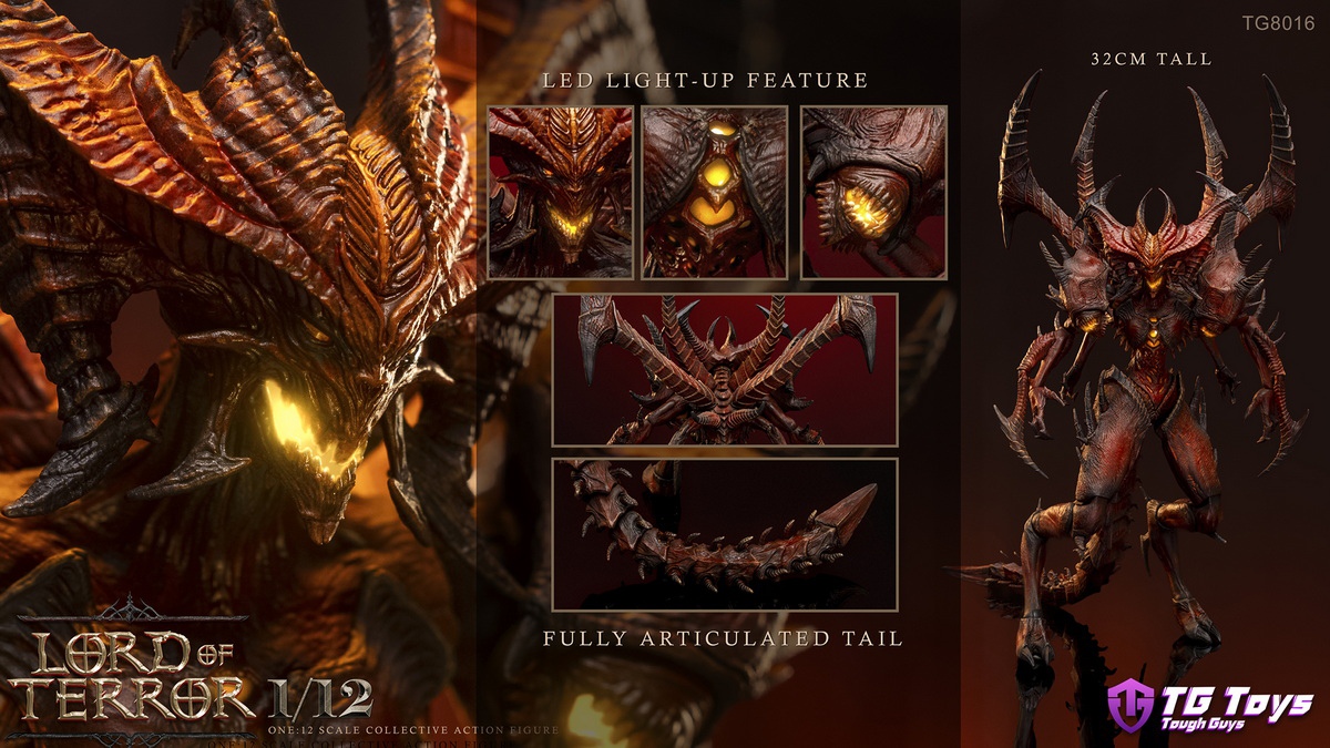 [สั่งจอง] TGToys TG8016 1/12 : LordofTerror (32ซม.)
