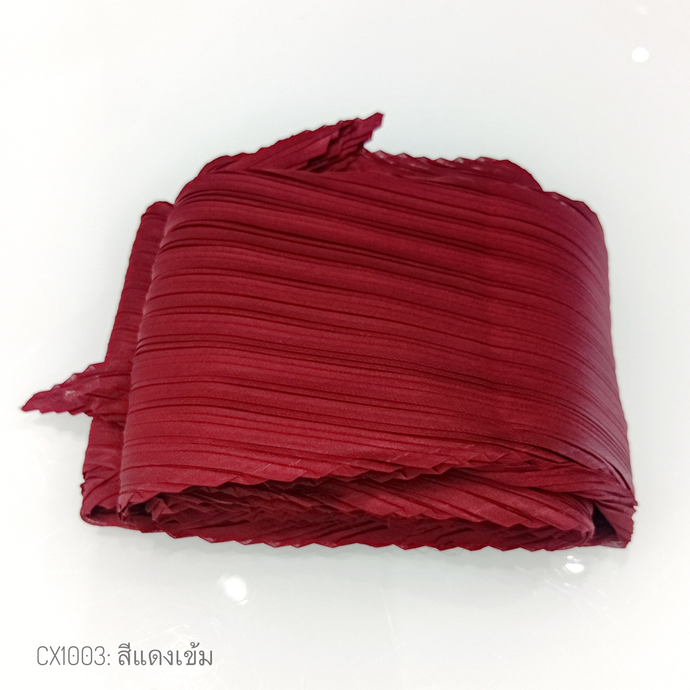 2MUAY CX1003 ผ้าพันคออัดพลีท BASIC PLEATED SCARF 21 สี