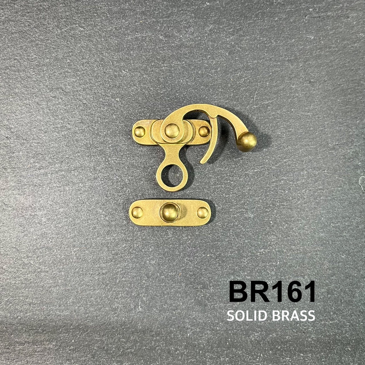 BR161 ตัวล็อคแบบไกปืนทองเหลืองแท้สำหรับทำล็อคกระเป๋า **ราคาต่อชิ้น**