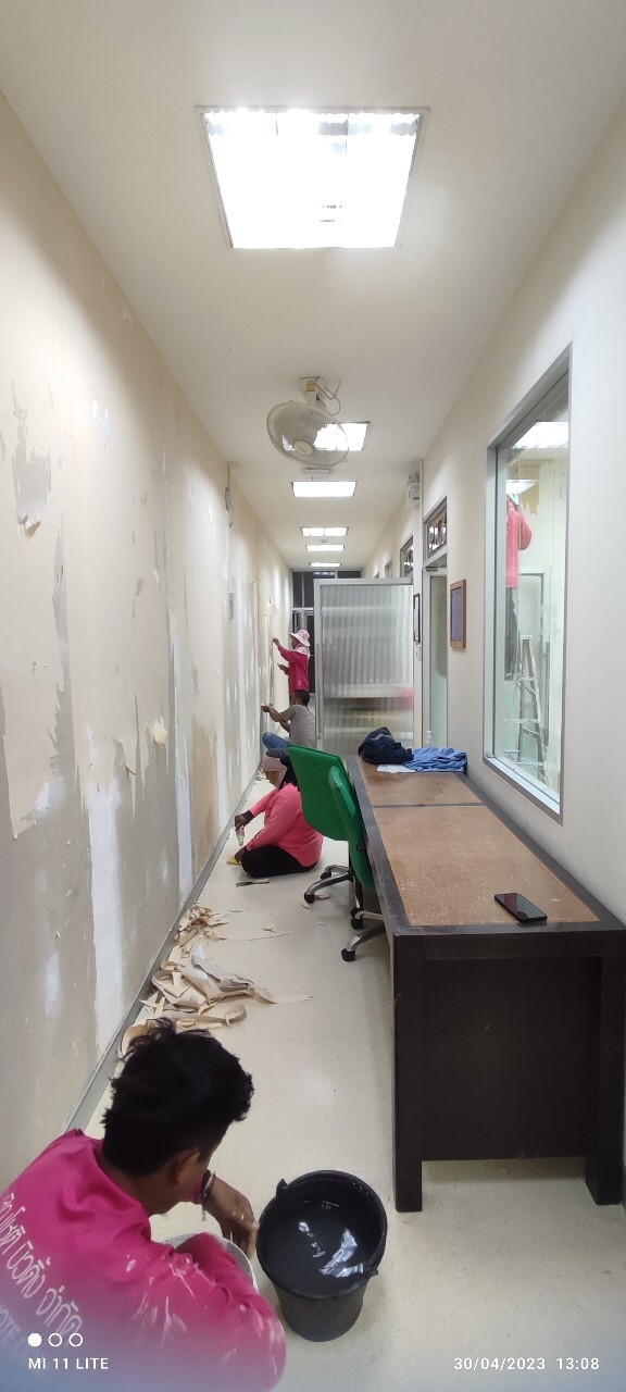 งานปรับปรุงห้องประชุมภาควิชาอายุรศาสตร์ร.พ.ศิริราช