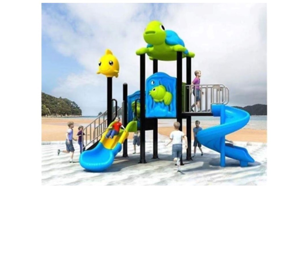 เครื่องเล่นสนามกลางแจ้ง ในร่ม, ชุด สัตว์ทะเลI , กระดานลื่น, ของเล่น,ครุภัณฑ์สนามเด็กเล่น, สพฐ,โครงการโรงเรียนประชารัฐ playground,สไลเดอร์,ของเล่นเสริมพัฒนาการ,เครื่องเล่นสนาม, สนามเด็กเล่น