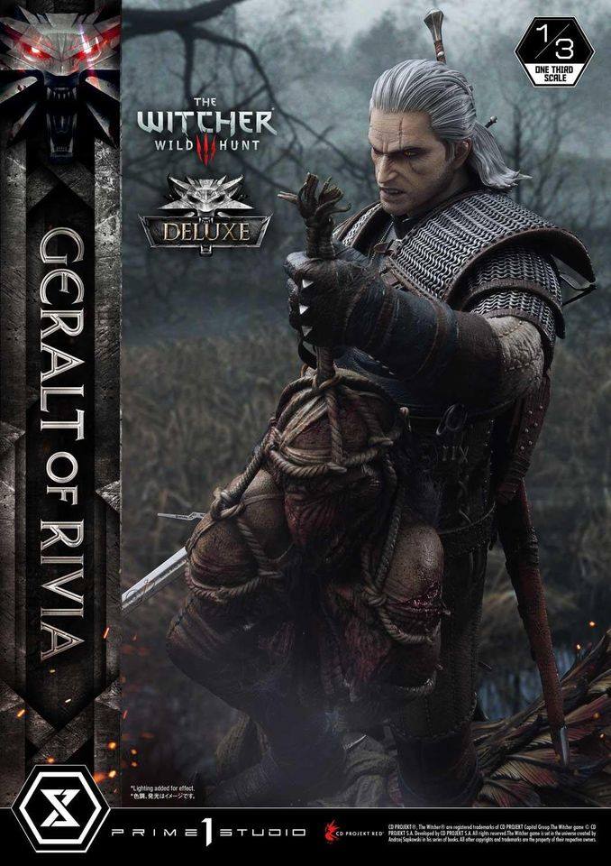 [สั่งจอง]Prime 1 Studio MMW3-01DX 1/3 scale Geralt of Rivia (The Witcher 3) Deluxe Version