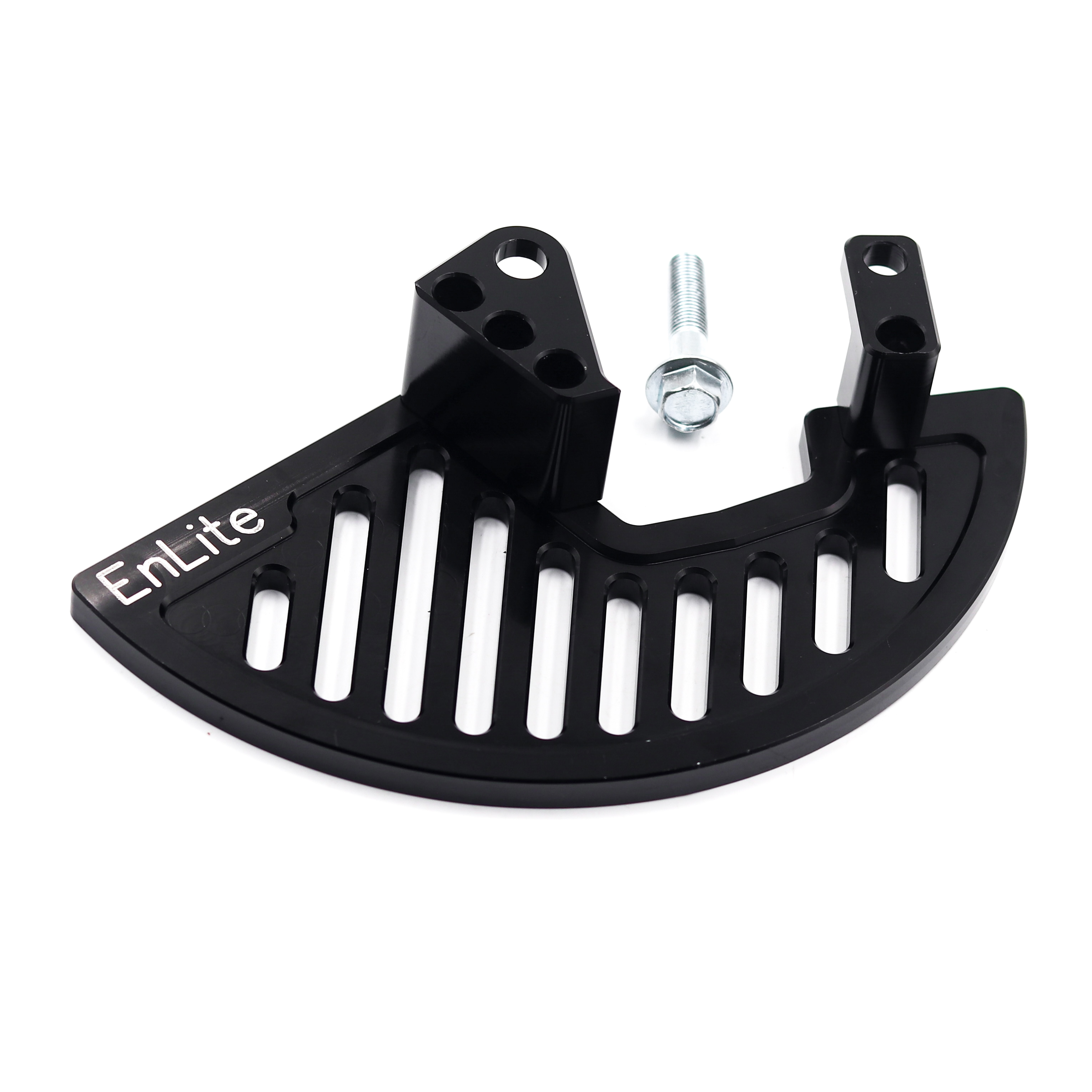 การ์ดดิสหน้า Enlite Front Disc Guard V2 - KLX140L/G/RF โช้คเดิม - ดำ