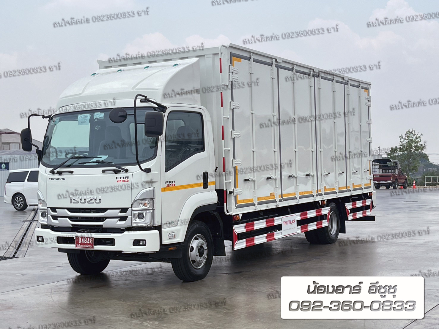 6 ล้อ ISUZU FRR190/210 แรงม้า พร้อมตู้บรรทุก ประตู10 บาน