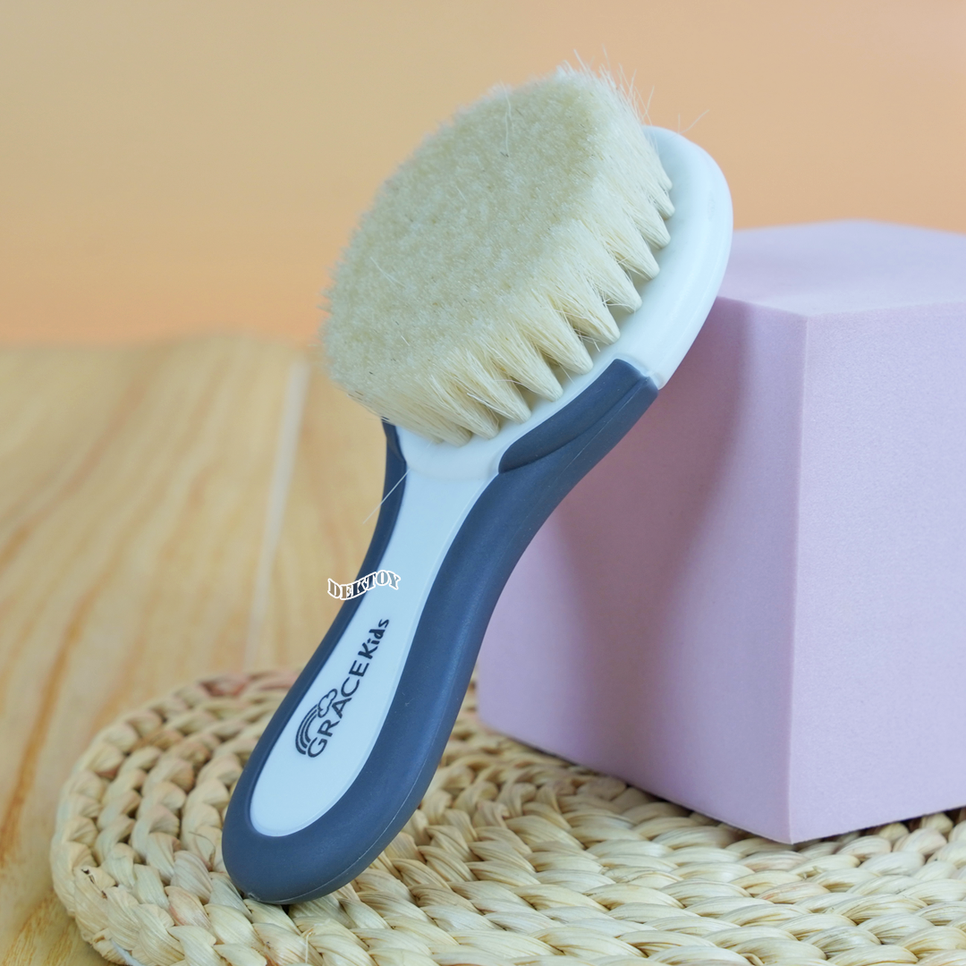 Gracekids เกรซคิดส์ แปรงหวีผมเด็ก แปรงขนแพะนุ่ม