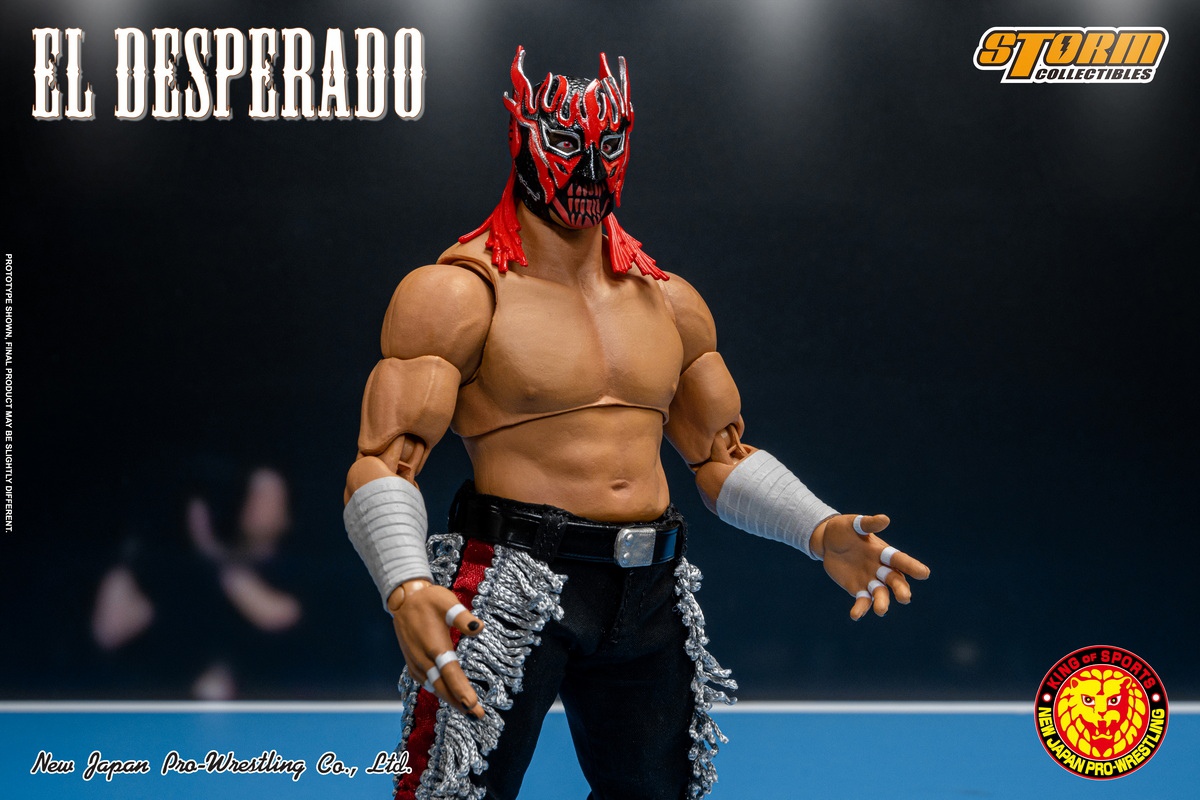 [สั่งจอง]Storm Toys NJED01 1/12 : EL DESPERADO (Red Mask Version) New Japan Pro Wrestling