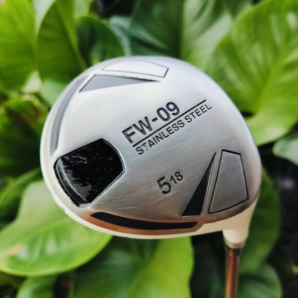 FW5 STAINLESS STEEL องศา 18 ตีง่าย เสียงใส ลูกลอยง่าย ตีไกล ก้านกราไฟต์คุณภาพสูงมากแบบ HIGH MODULUS ดีที่สุด FLEX R ไม้กอล์ฟพรีเมี่ยมมือสอง ของแท้ By NakaraLuxurious