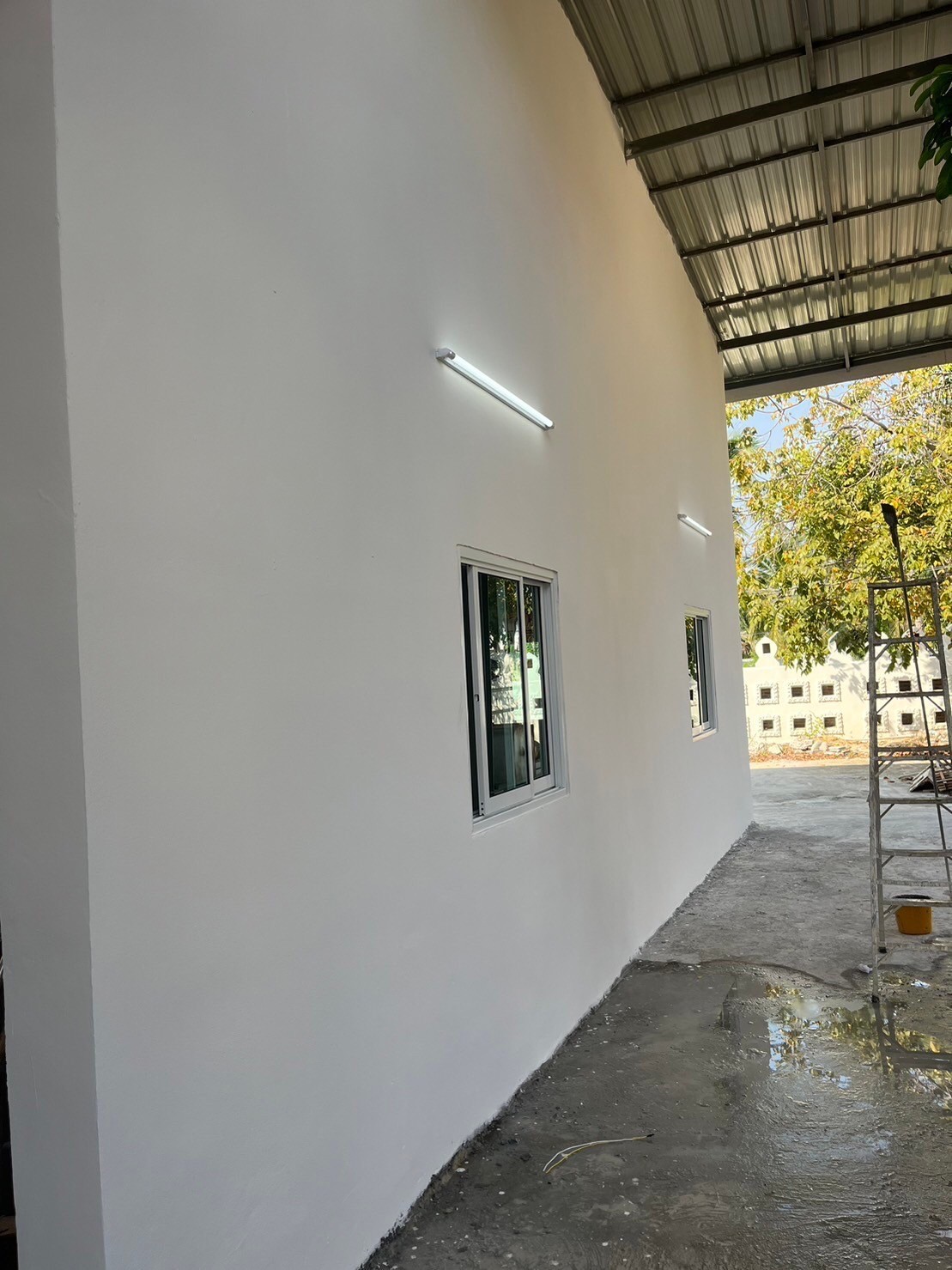 งานสร้างหลังคาคลุมเมรุ วัดบางแพรก